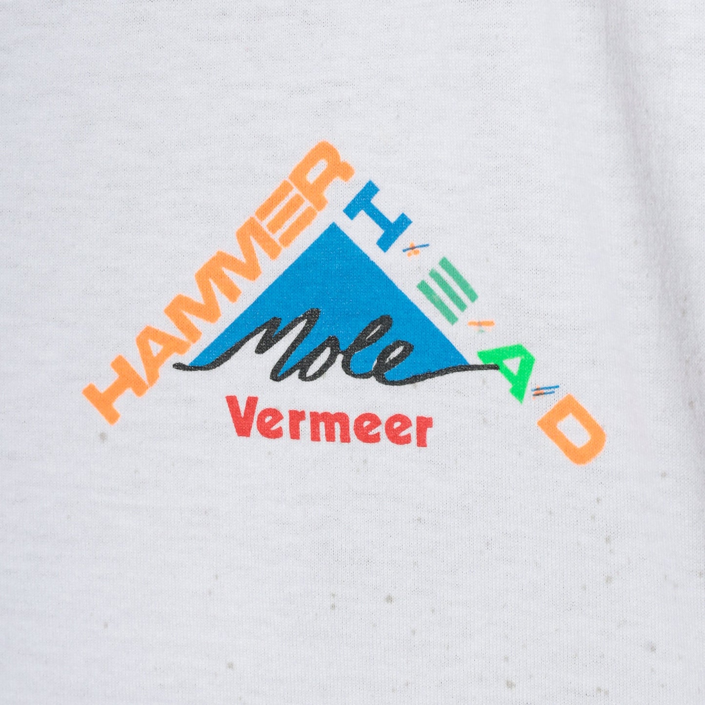 90s Hammerhead Moleman Vermeer Graphic T-Shirt Cotton Extra Large XL