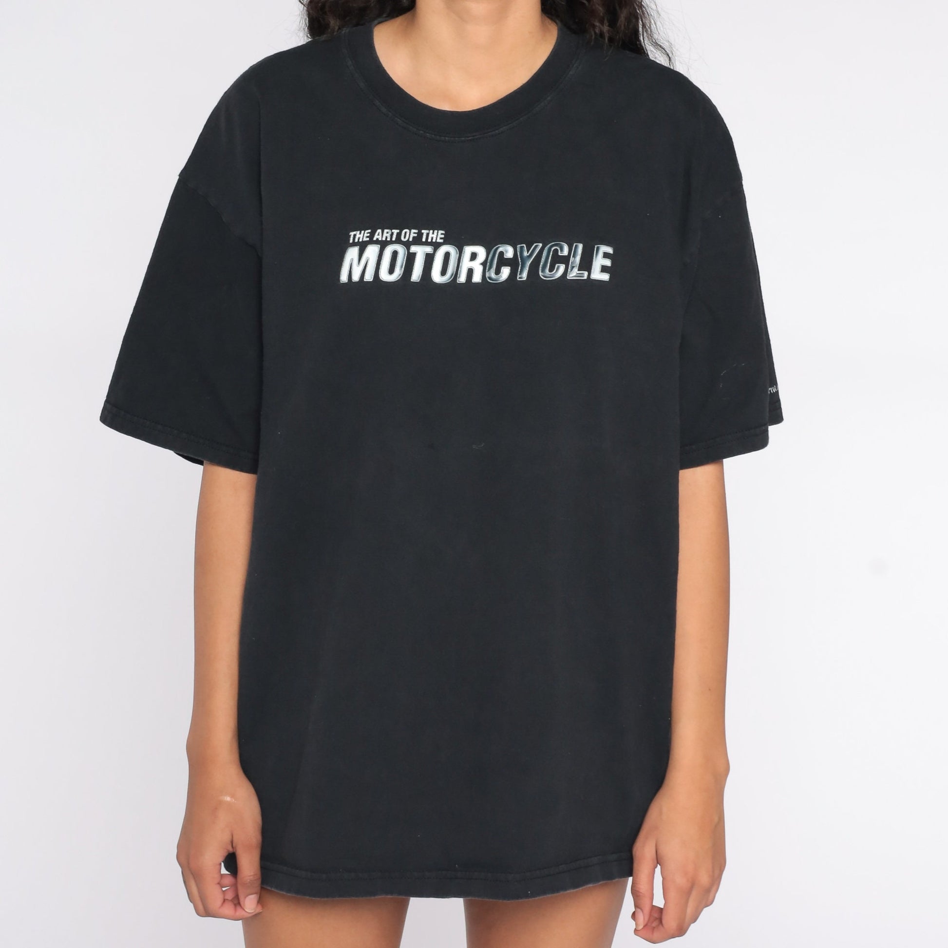 90s Art of the Motorcycle Guggenheim Museum Graphic T-Shirt Black Extra Large XL