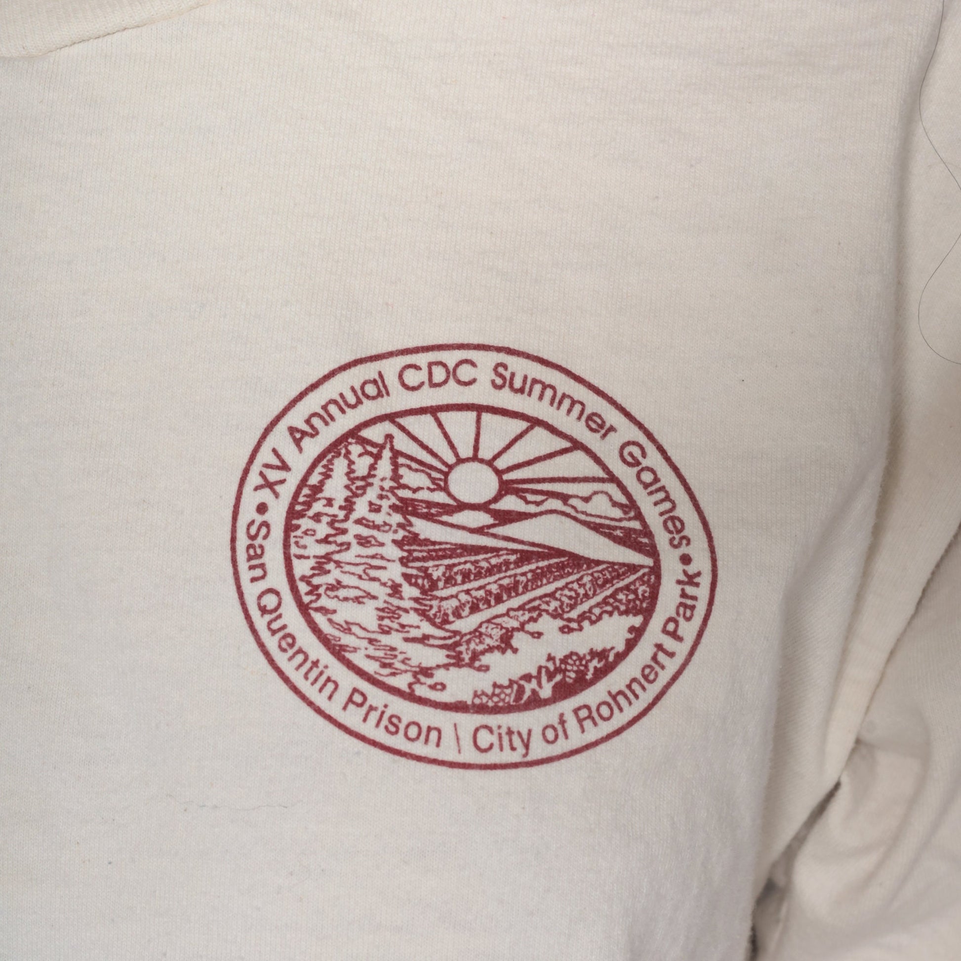 1998 CDC Summer Games San Quentin Prison Graphic Tee Cotton Medium