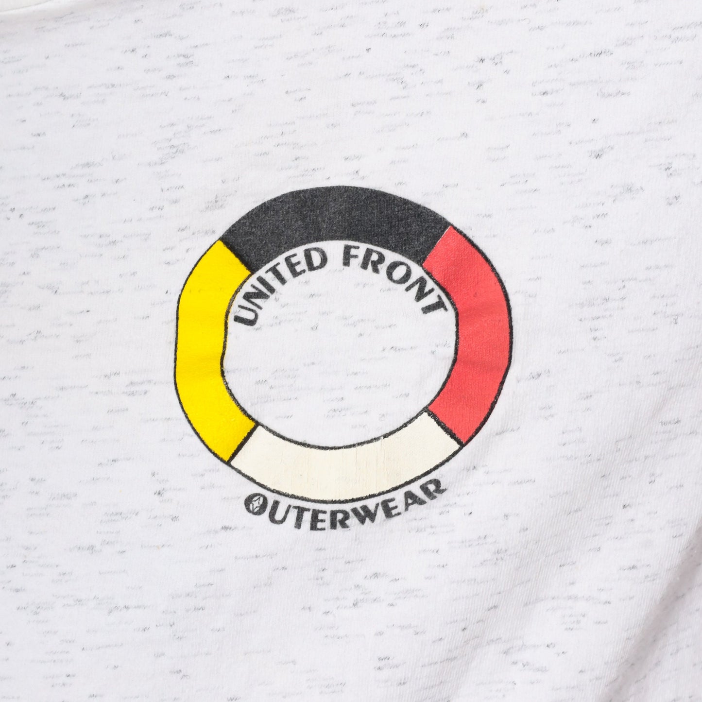 90s United Front Outerwear Peace Equality Unity Graphic Tee Grey Extra Large