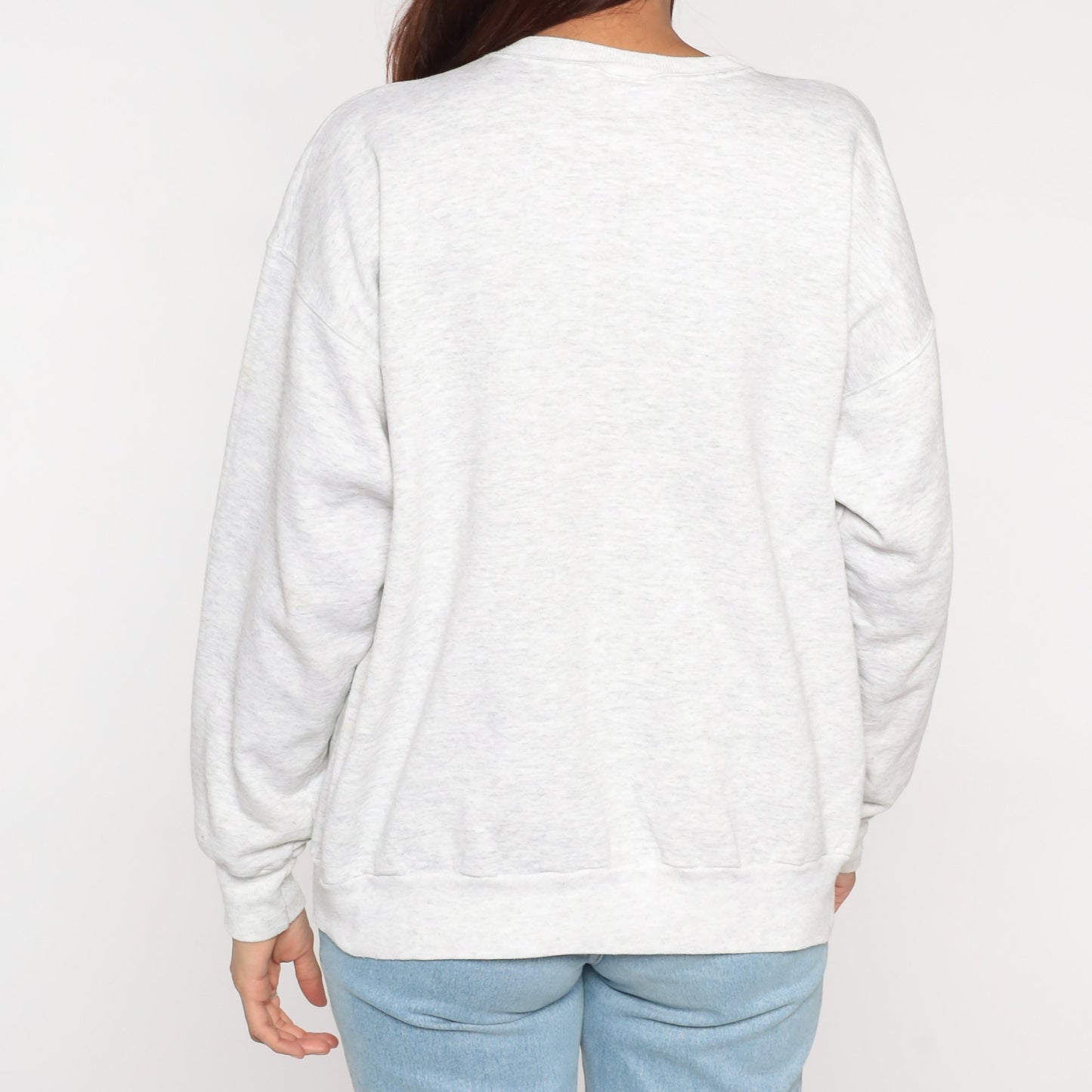 90s Rushville Indiana Sweatshirt Grey Graphic Crewneck There's No Place Like Home Medium M