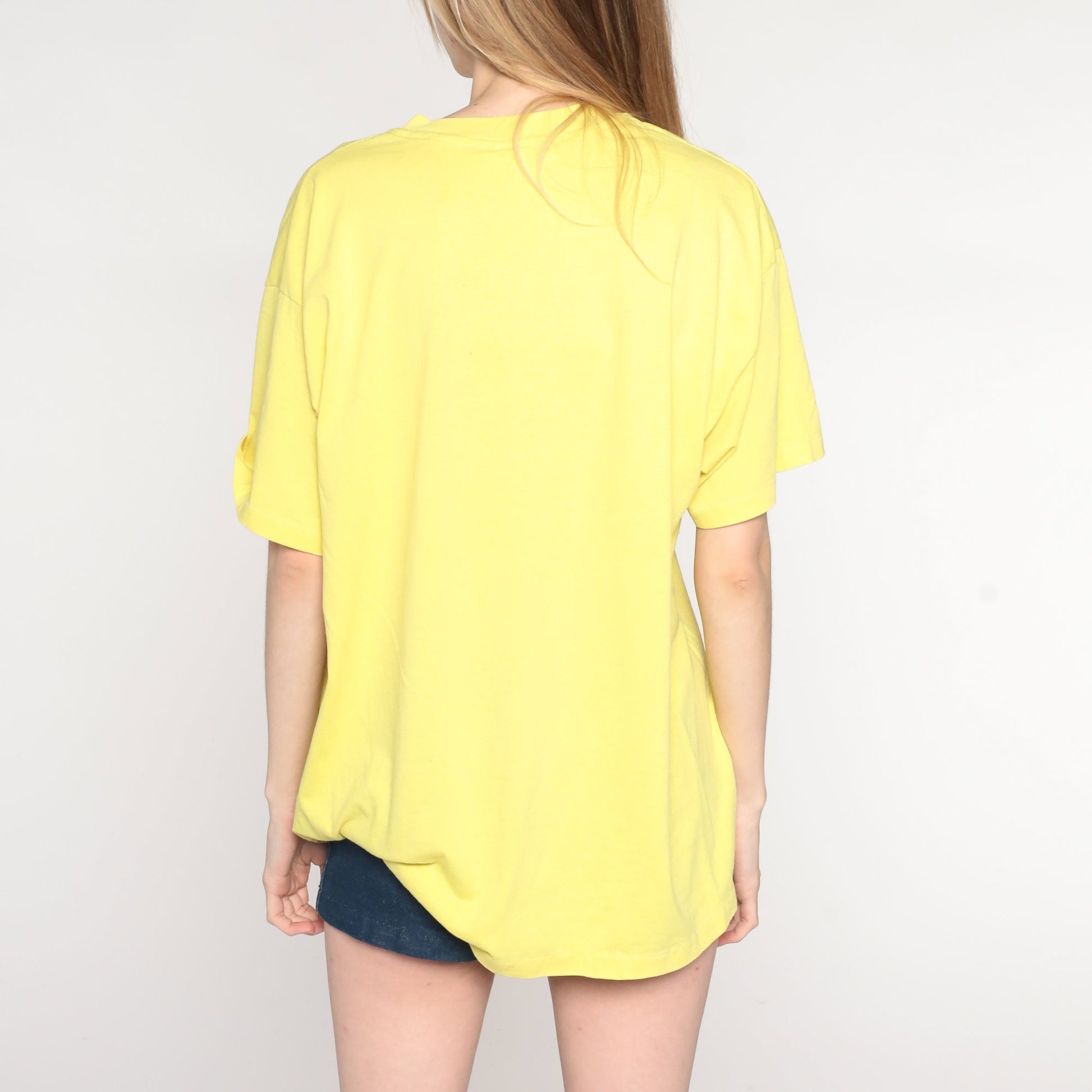 90s Eastern Yacht Club Essex Maryland Graphic T-Shirt Yellow Extra Large