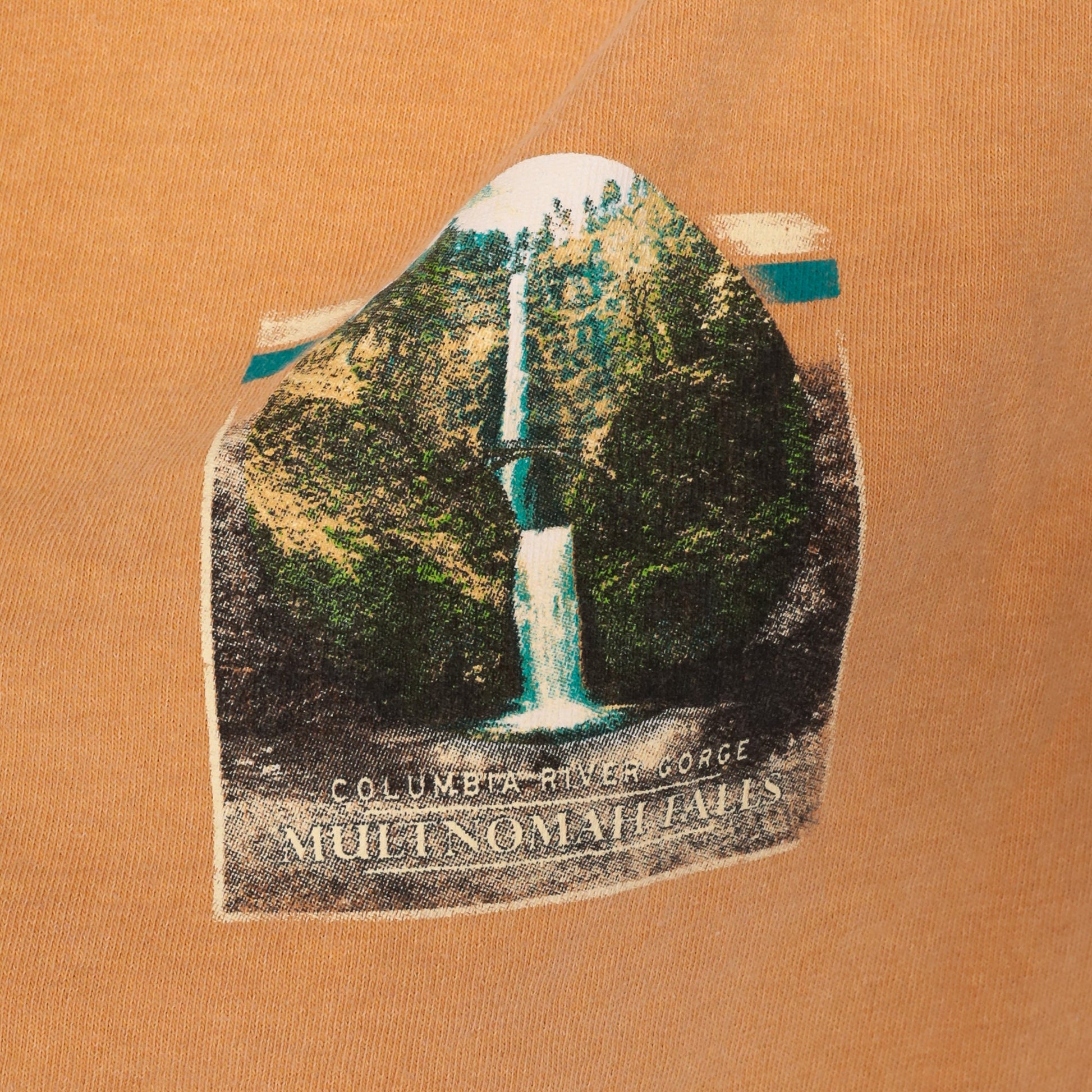 90s Multnomah Falls Oregon Graphic T-Shirt Cotton Tee Medium