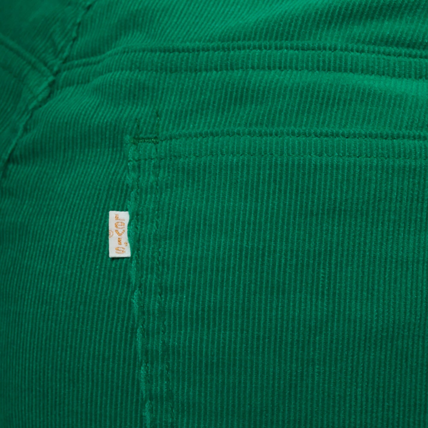 Levi's 80s Green Corduroy Pants High Rise Flared Trousers Men's 31