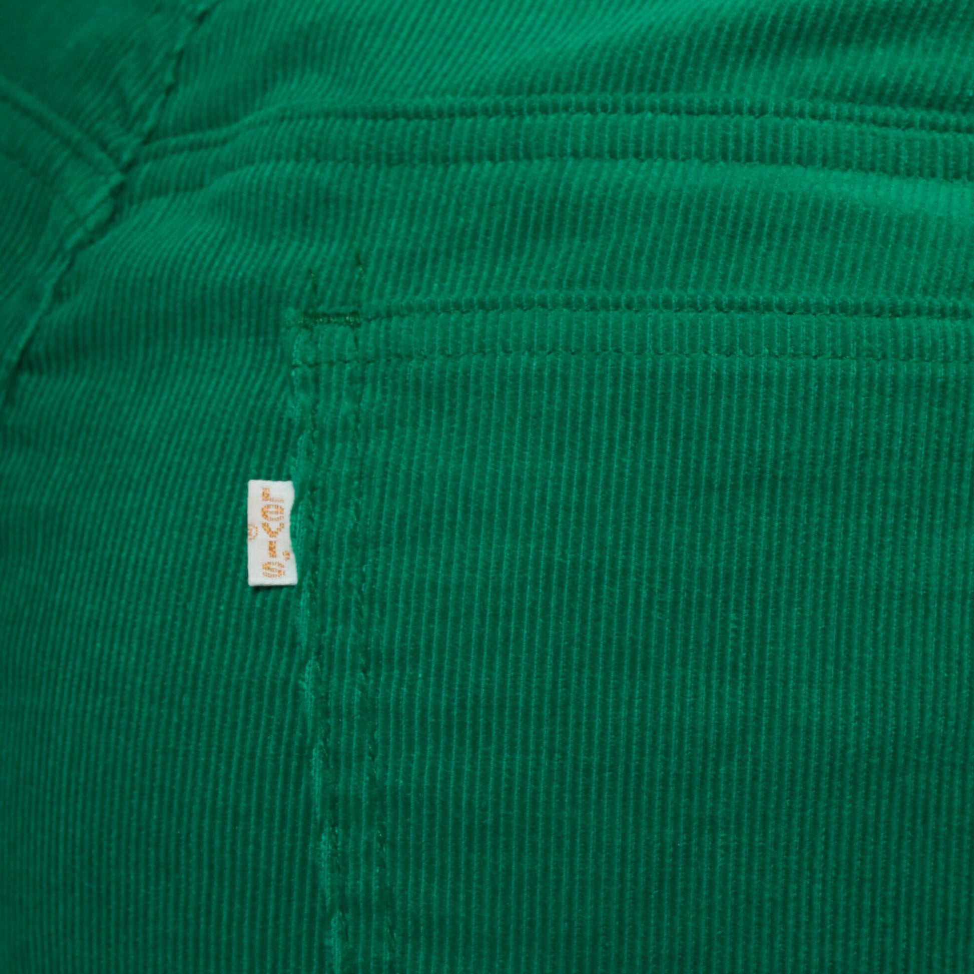 Levi's 80s Green Corduroy Pants High Rise Flared Trousers Men's 31
