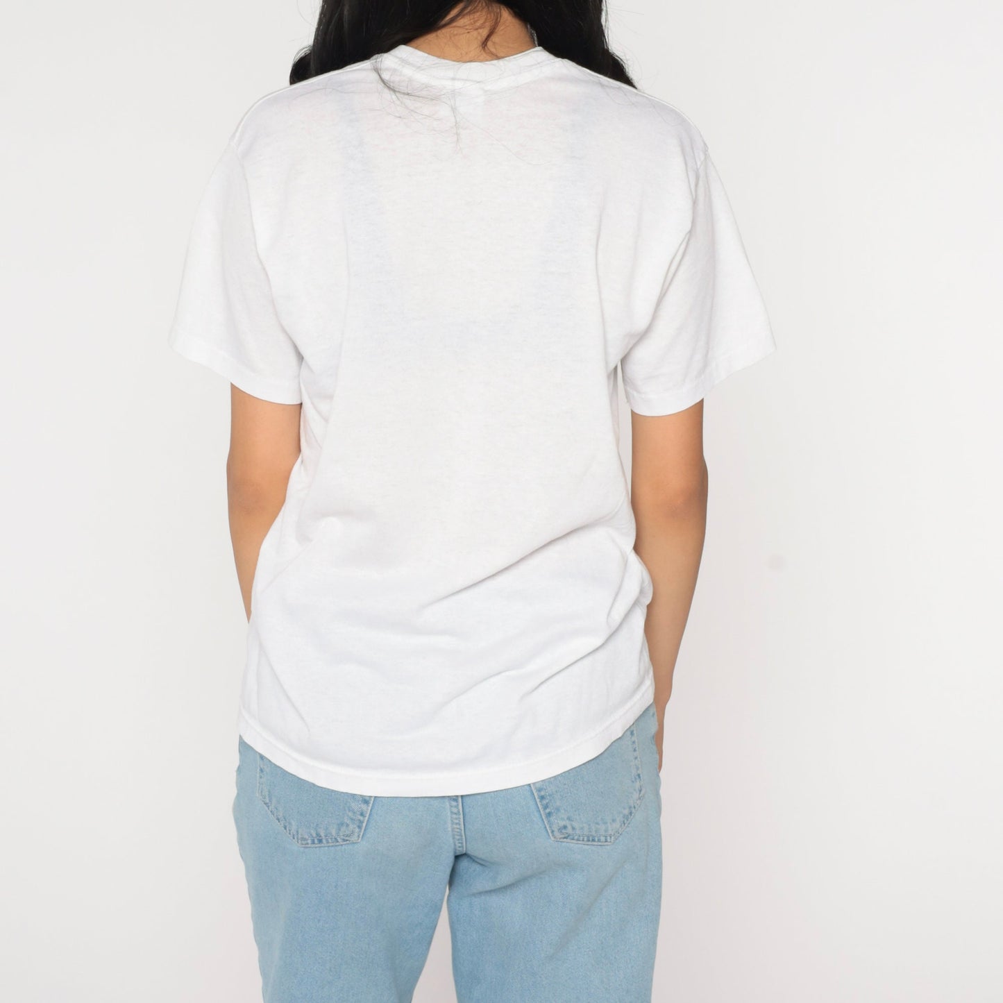 90s Long Beach Grand Prix 10k Charity Run Graphic Tee White Pelican Medium
