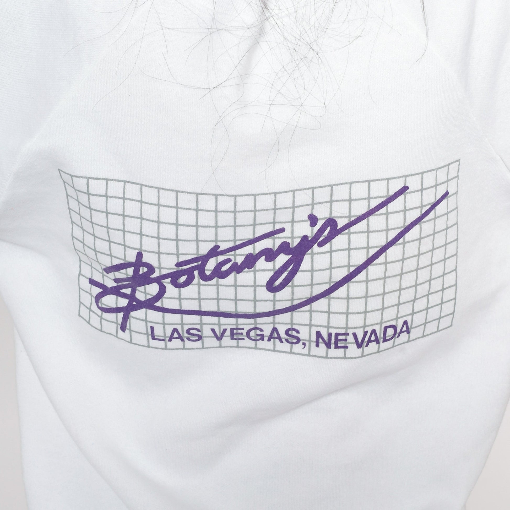 80s Botany's Las Vegas Nightclub Sweatshirt White Raglan Graphic Large
