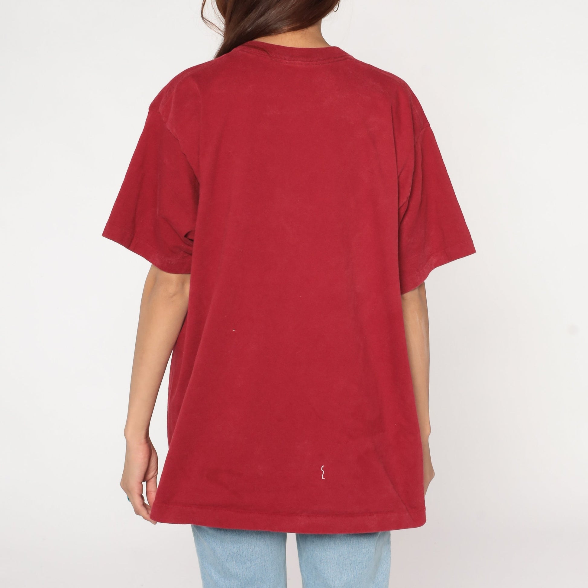 90s San Francisco 49ers NFL Football T-Shirt Red Single Stitch Extra Large