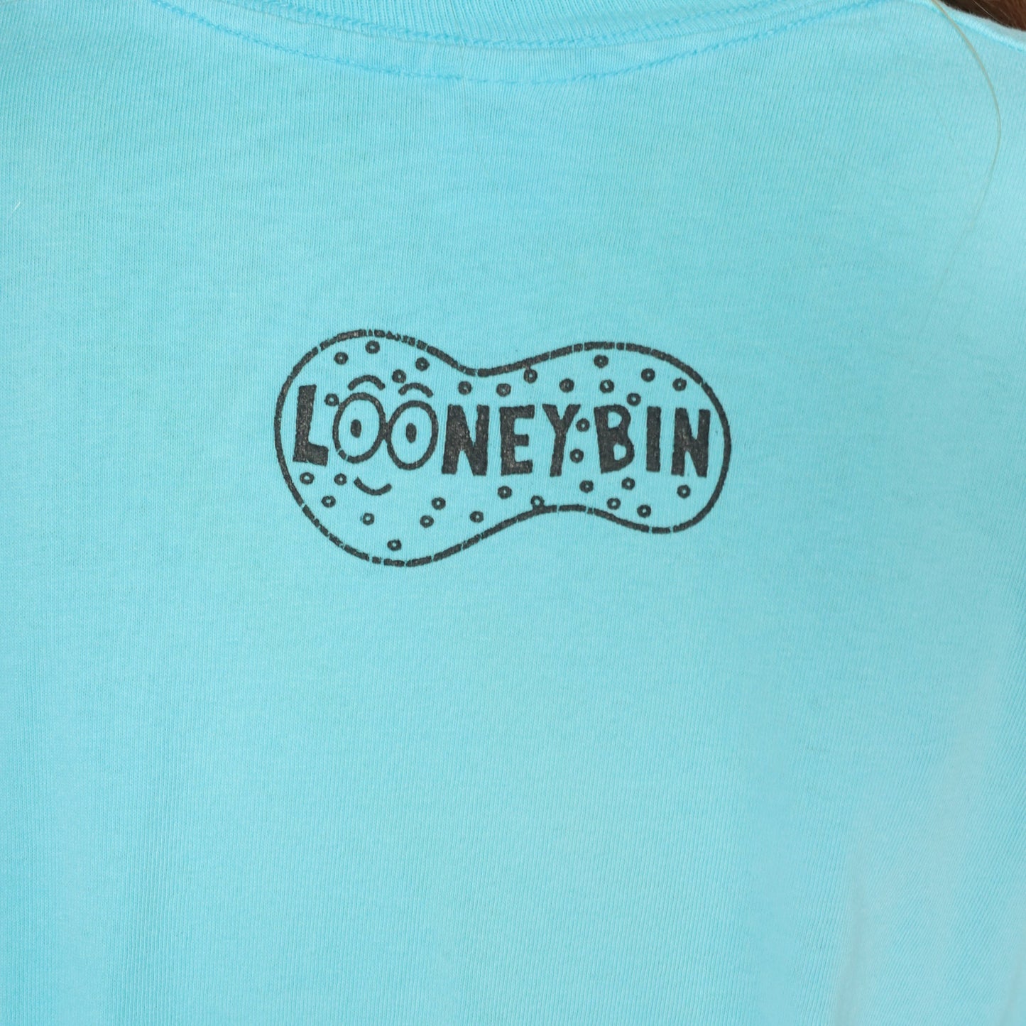 90s Cow Graphic T-Shirt I Don't Do Barns Farm Joke Blue Extra Large XXL