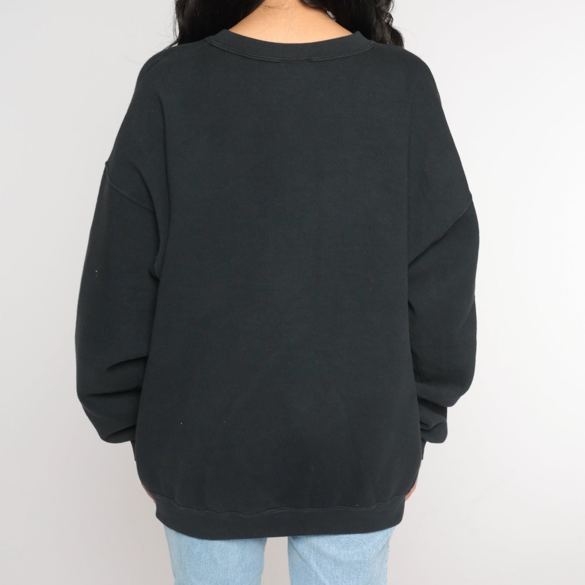 90s Big Bad Bill Graphic Sweatshirt Lee Black Crewneck Extra Large XXL