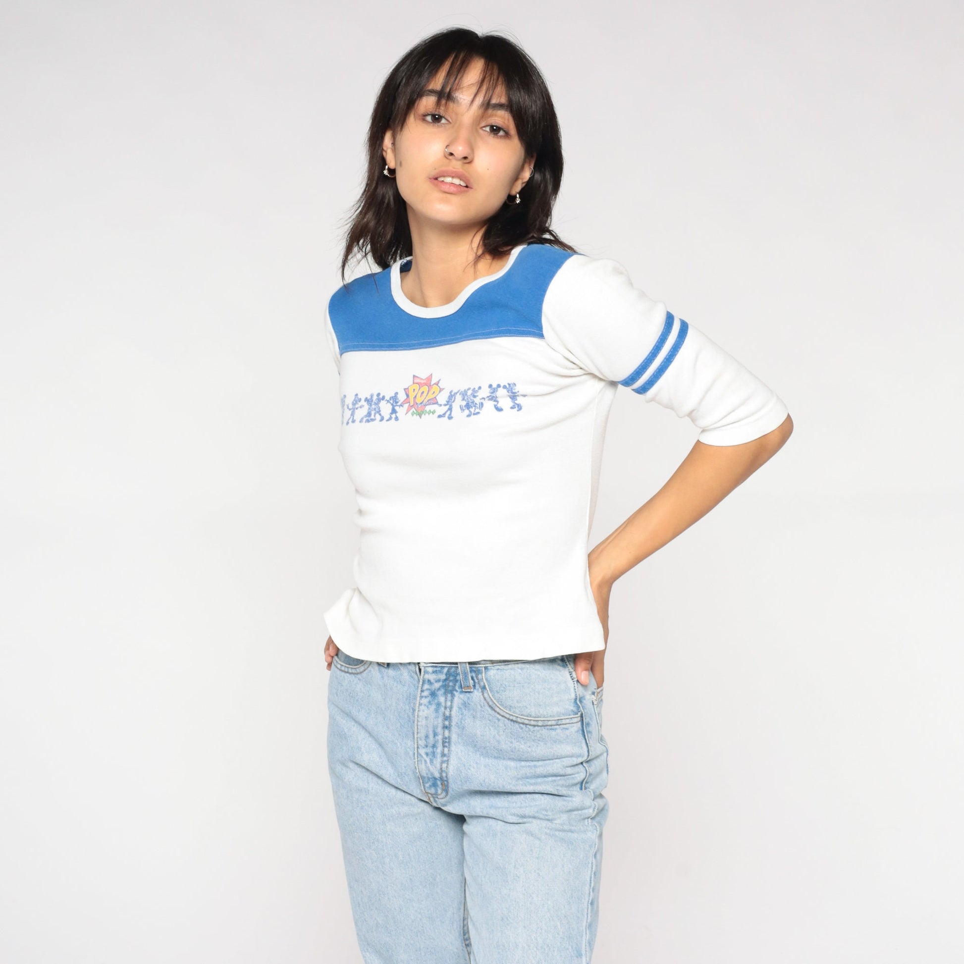 90s Walt Disney World Pop Century Resort Graphic Tee White Small