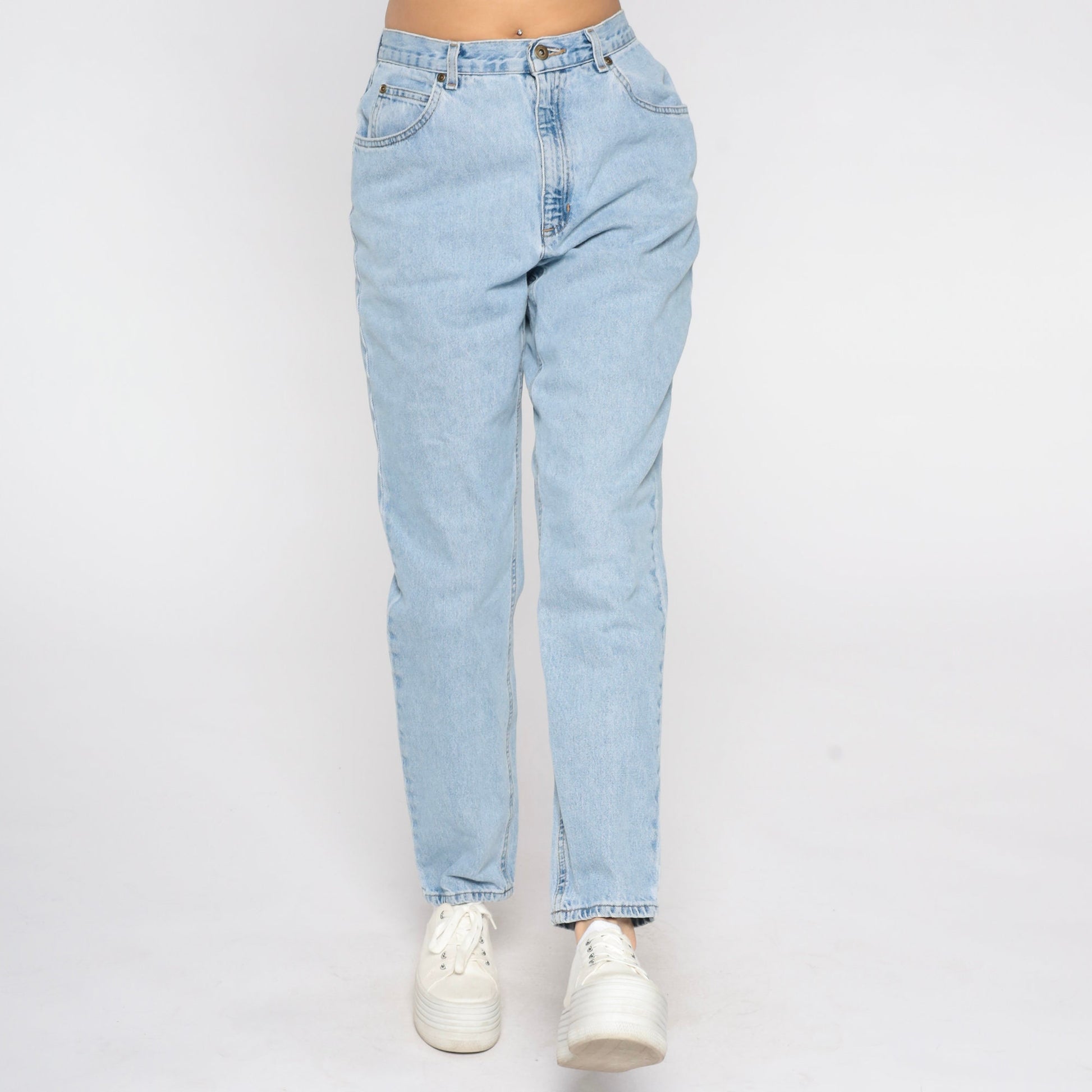 00s Liz Claiborne Mom Jeans Blue Denim Tapered High-Rise Medium