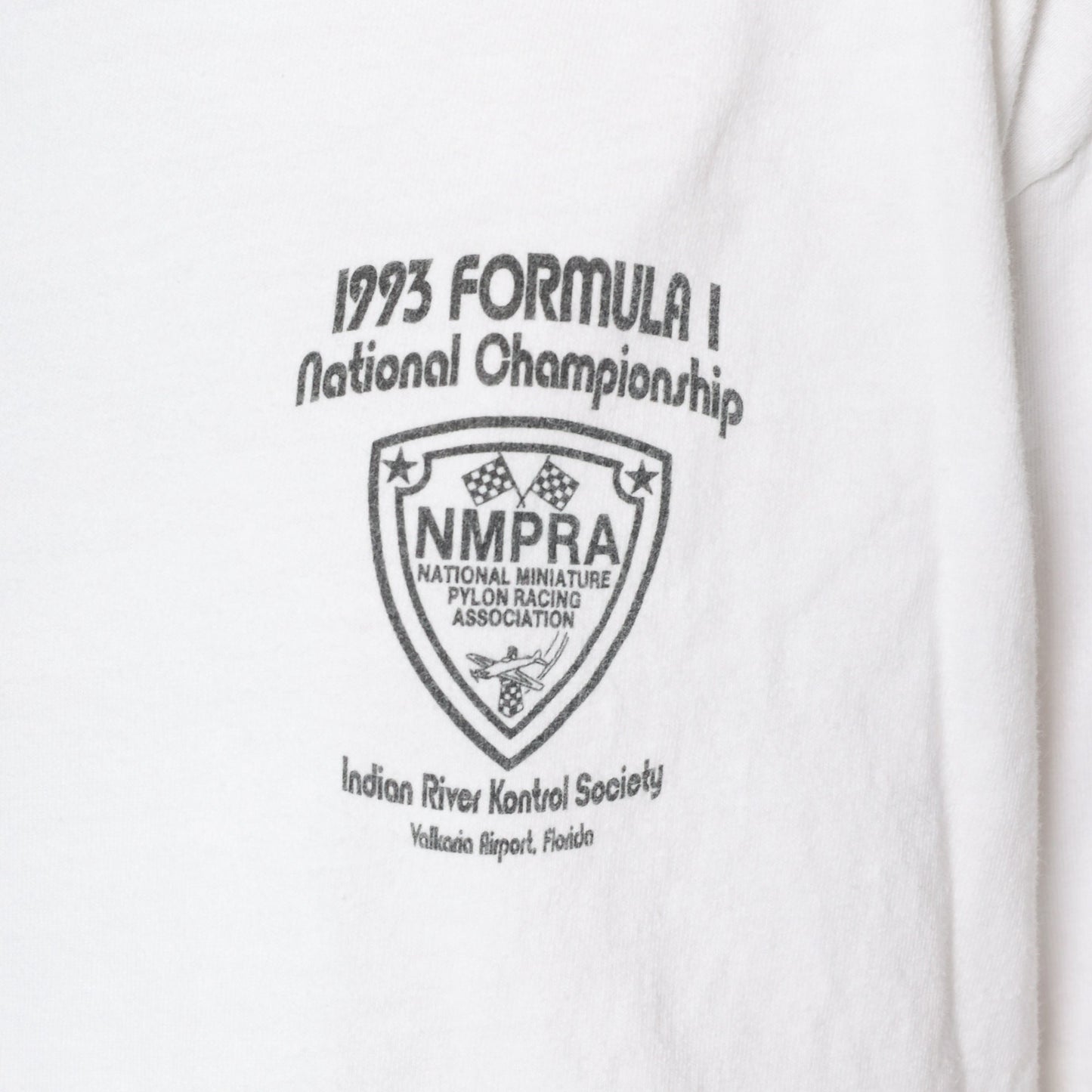 1993 Formula 1 National Championship RC Airplane Graphic T-Shirt Pylon Racing Florida Medium