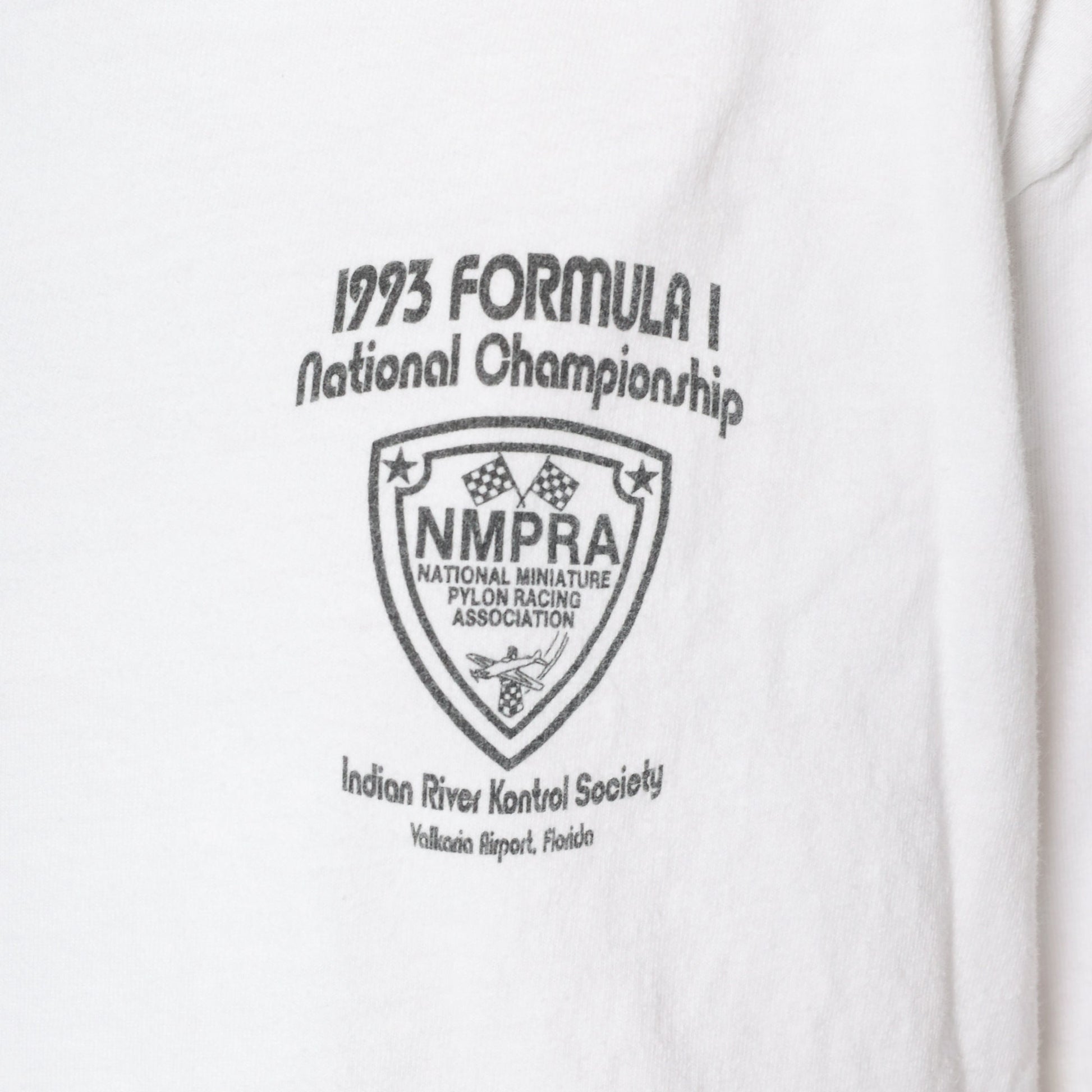 1993 Formula 1 National Championship RC Airplane Graphic T-Shirt Pylon Racing Florida Medium