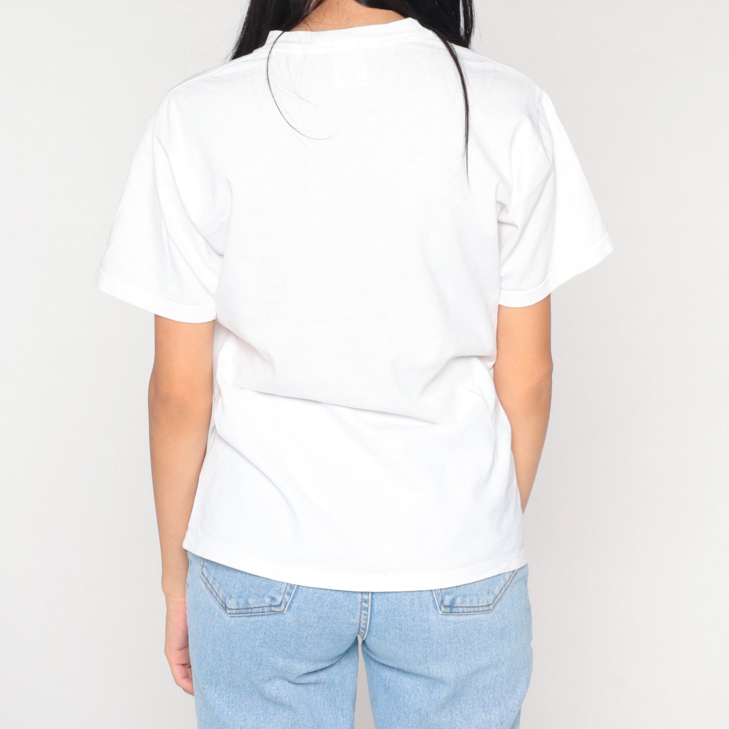 90s Balloons Above the Valley Hot Air Balloon Graphic Tee White Small