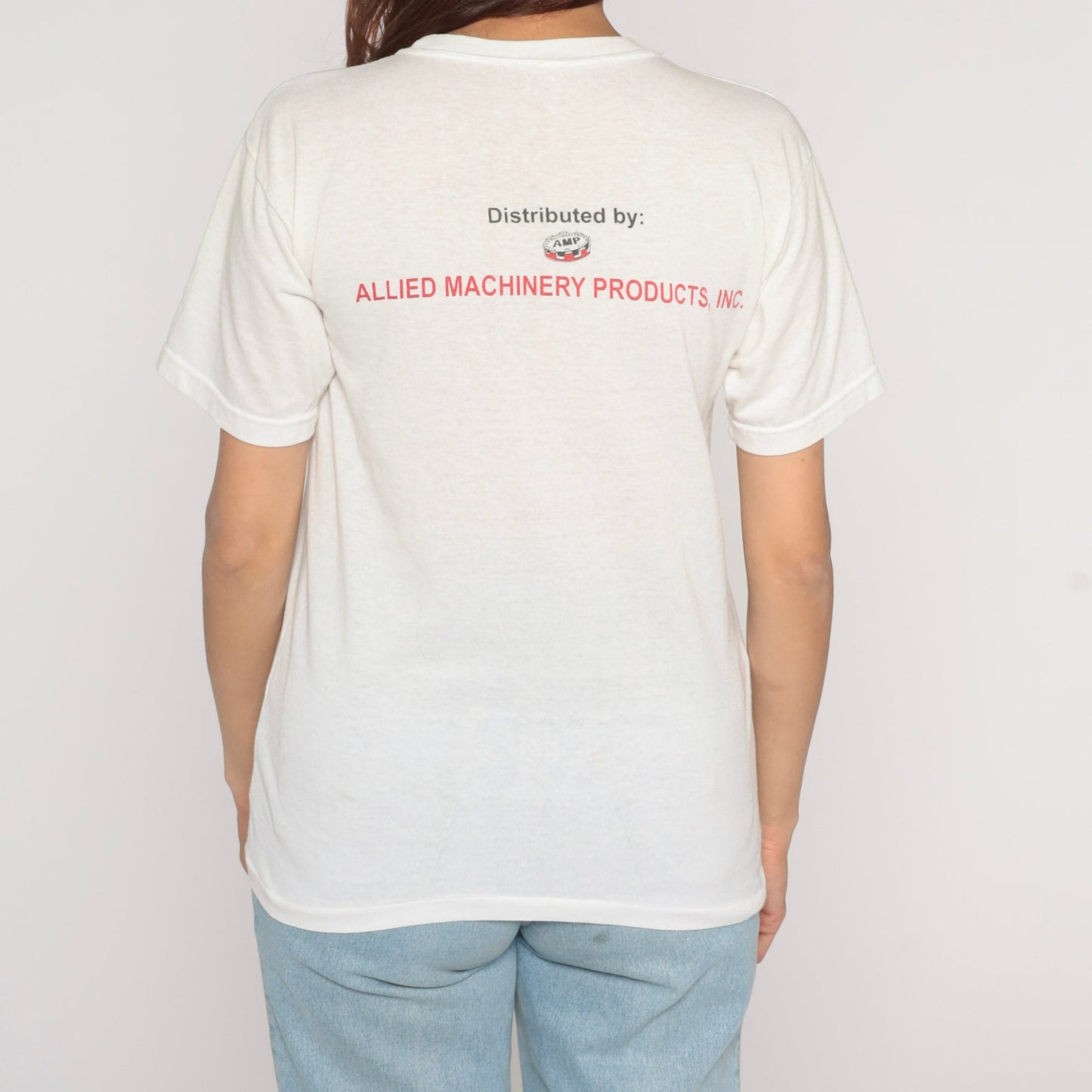 90s Briggs & Stratton Dorado Engine Graphic T-Shirt White Single Stitch Small