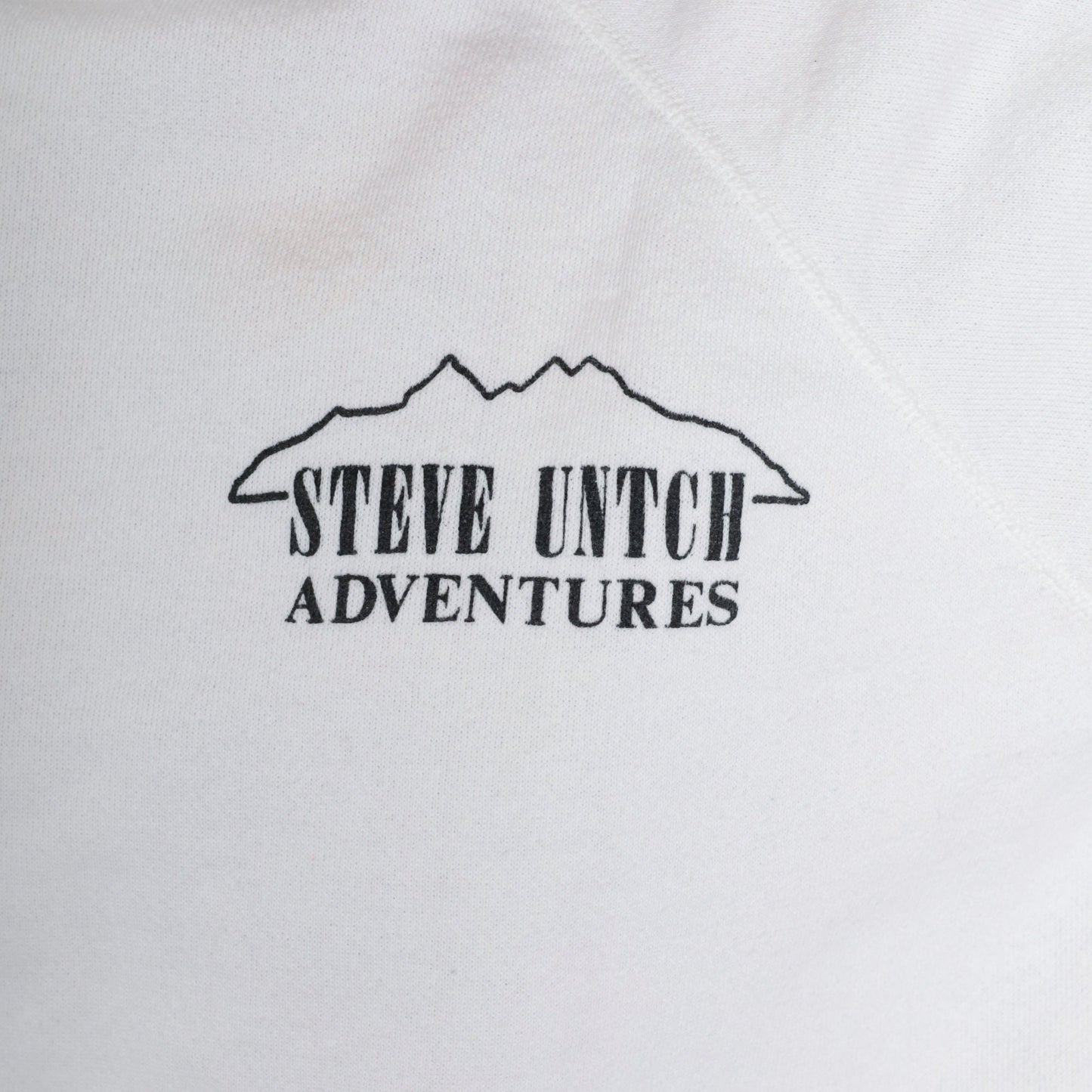 90s Steve Untch Adventures El Altar Ecuador Mountain Sweatshirt White Medium