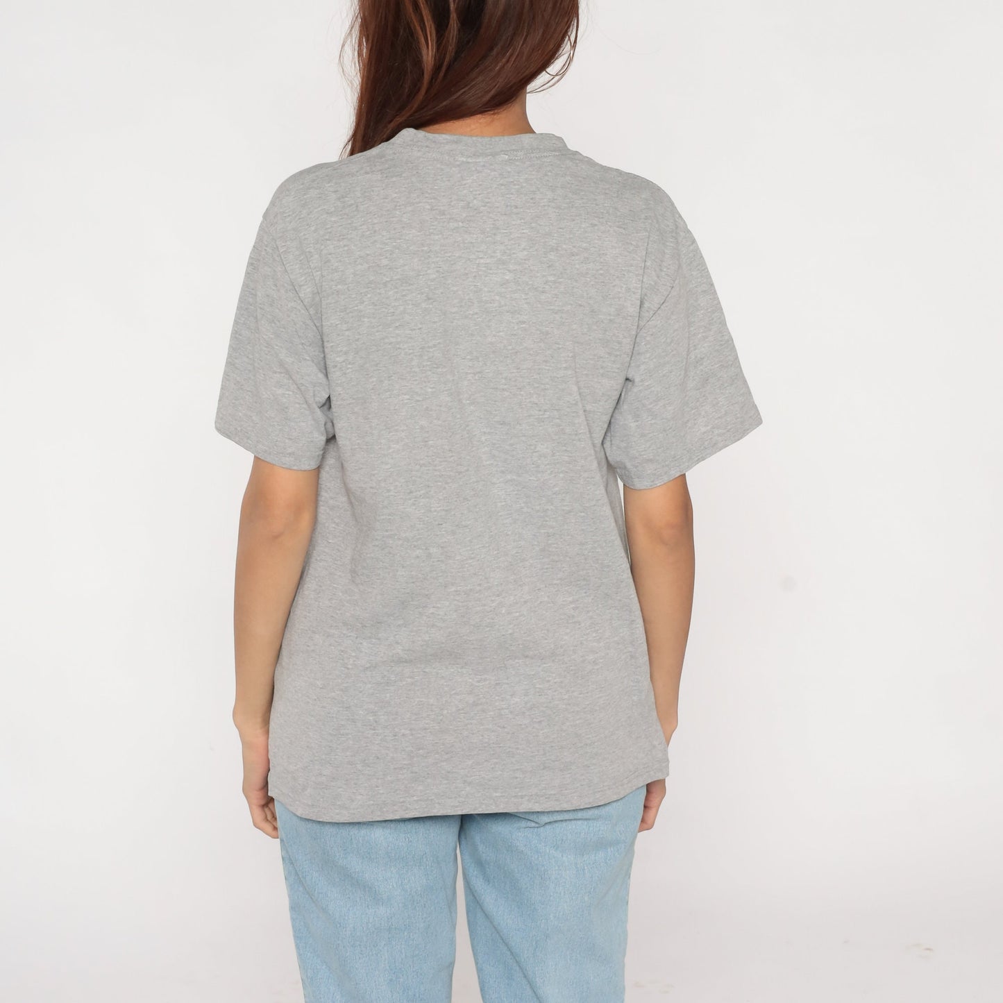 Y2K Pasadena City College Graphic Tee Heather Grey Los Angeles Medium M