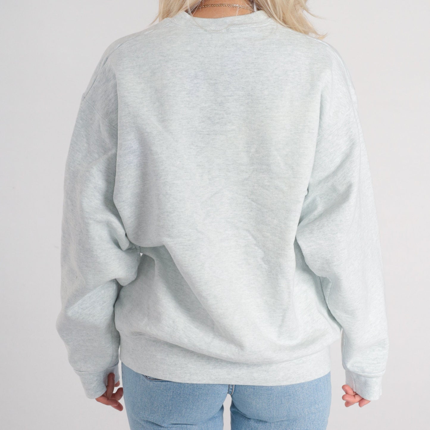 90s The Best Thyme Herb Graphic Sweatshirt Heather Grey Crewneck Large L