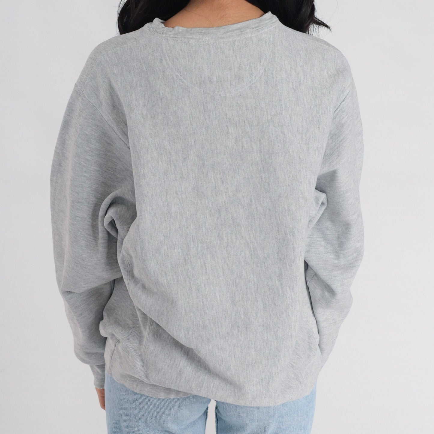 00s Champion North Carolina Crewneck Sweatshirt Grey Graphic Small S