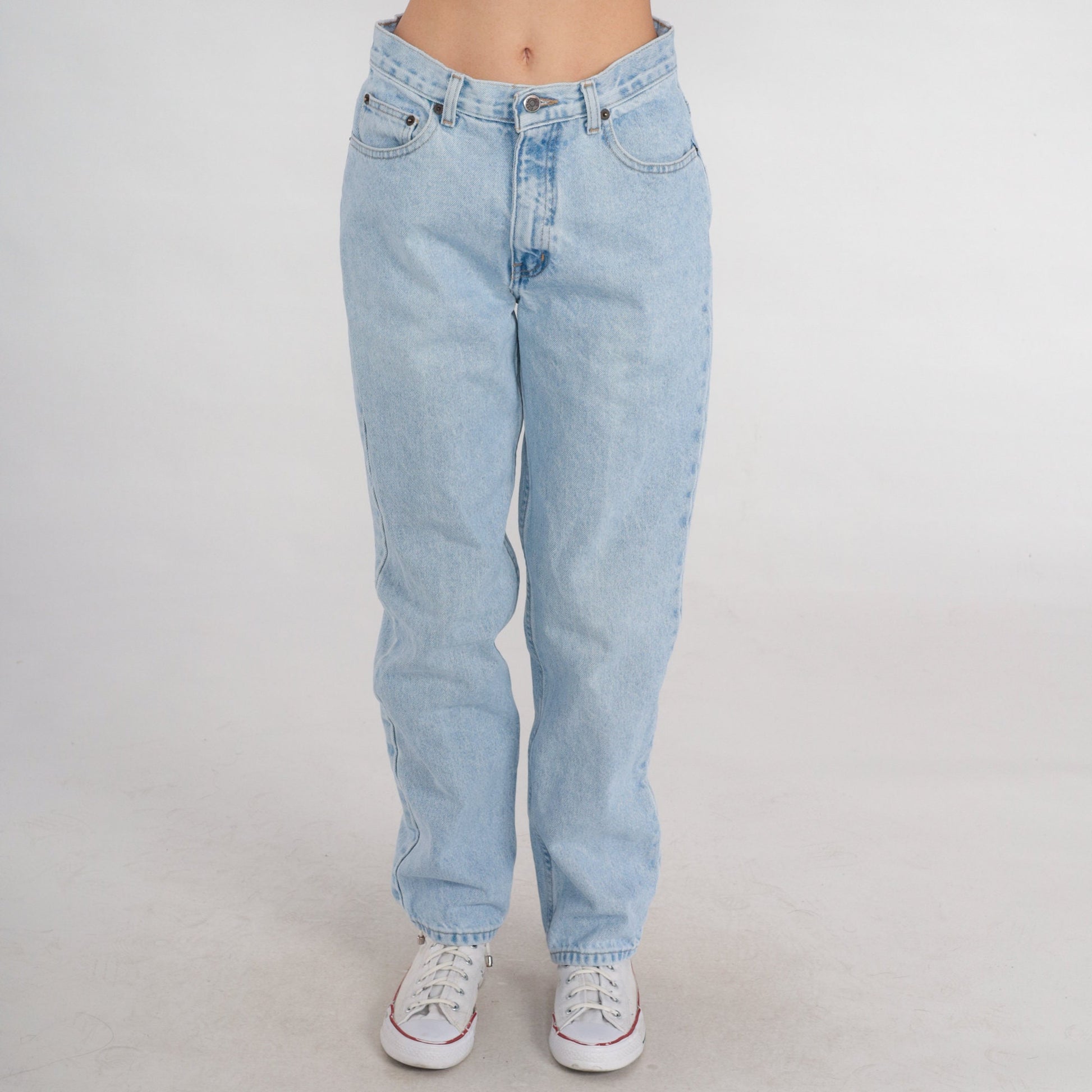 00s High Sierra Light Wash Straight Leg Jeans High Rise Medium