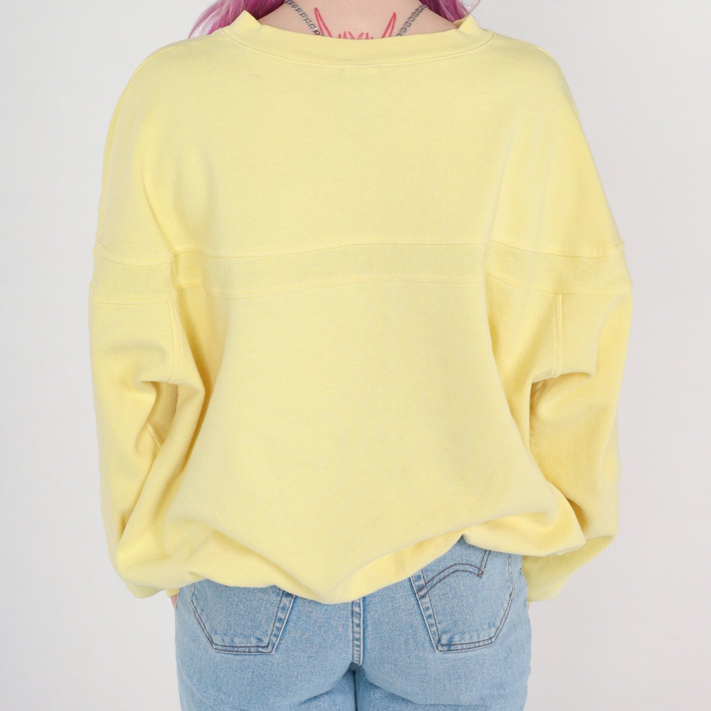 80s Montreal Quebec Canada Sweatshirt Yellow Graphic Pullover Extra Large XL