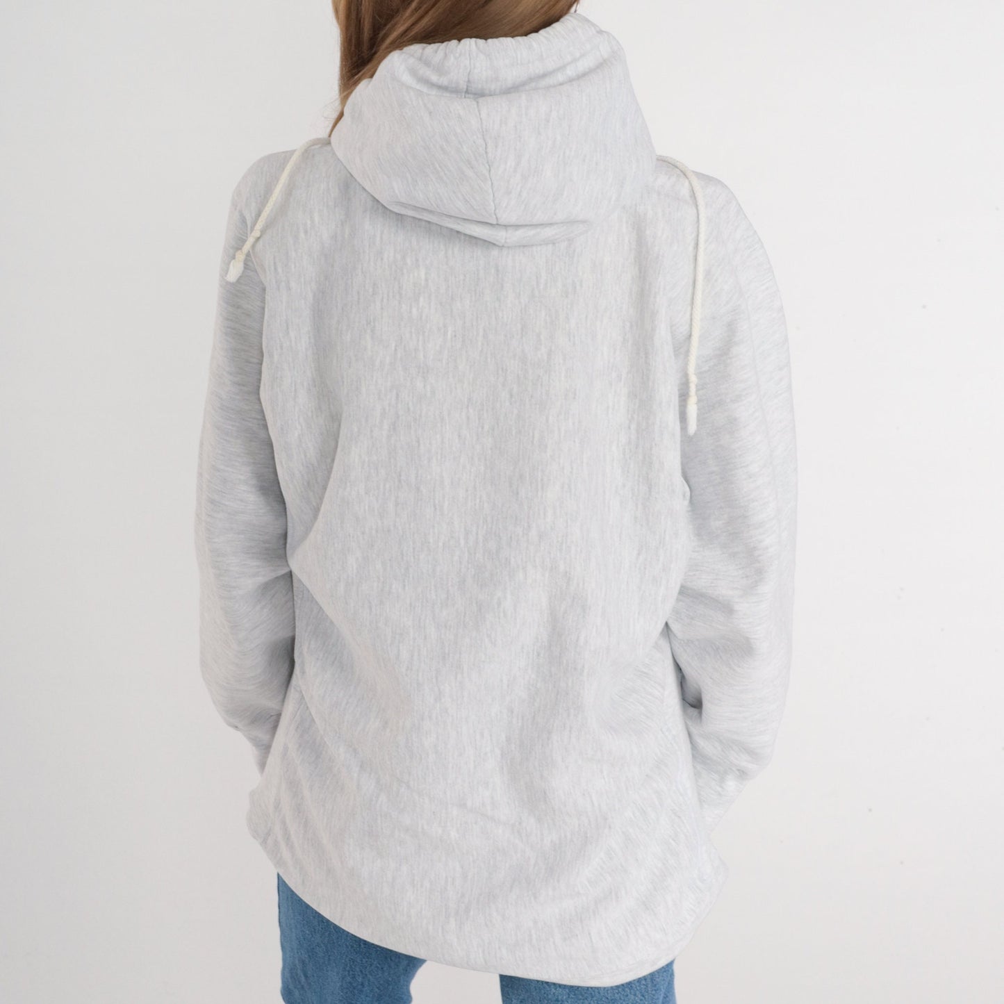 90s San Jose State University Alumni Hoodie Heather Grey Spartans Logo Medium M