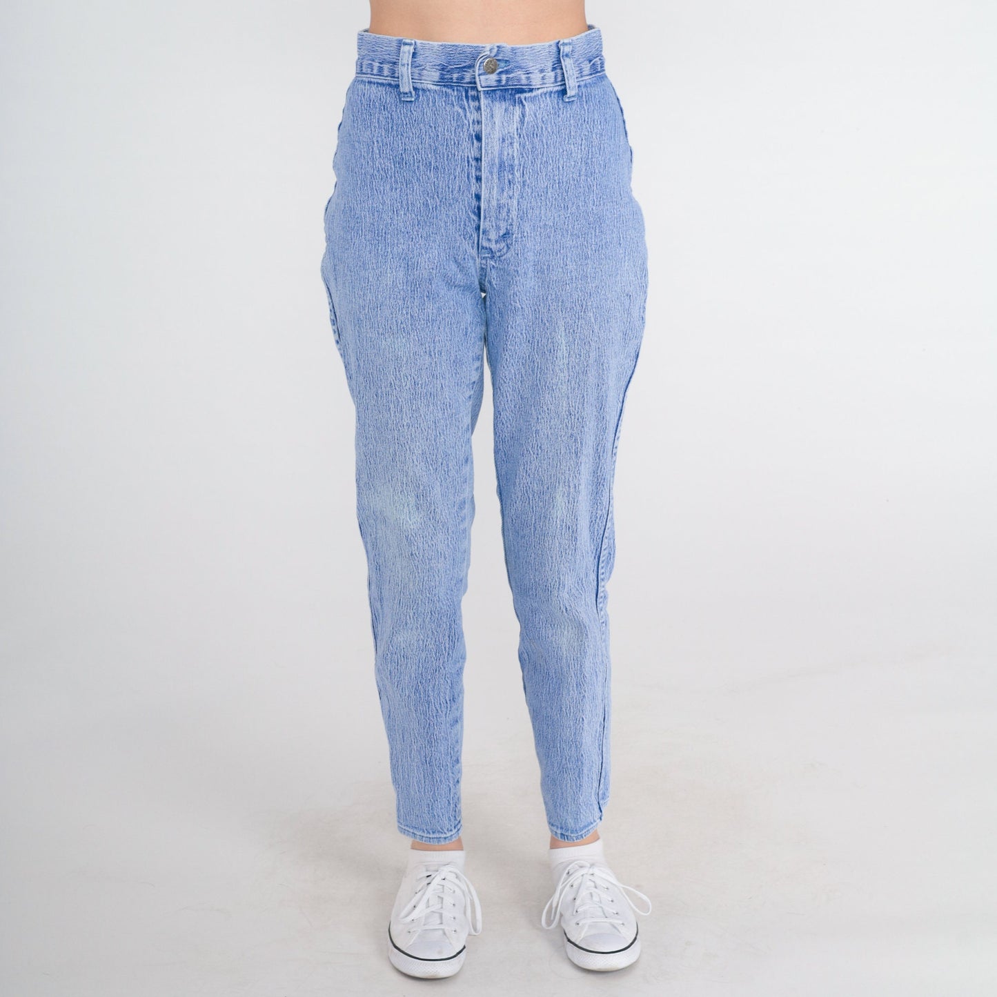 90s Acid Wash High Waist Skinny Jeans Denim Republic Blue Extra Small XS
