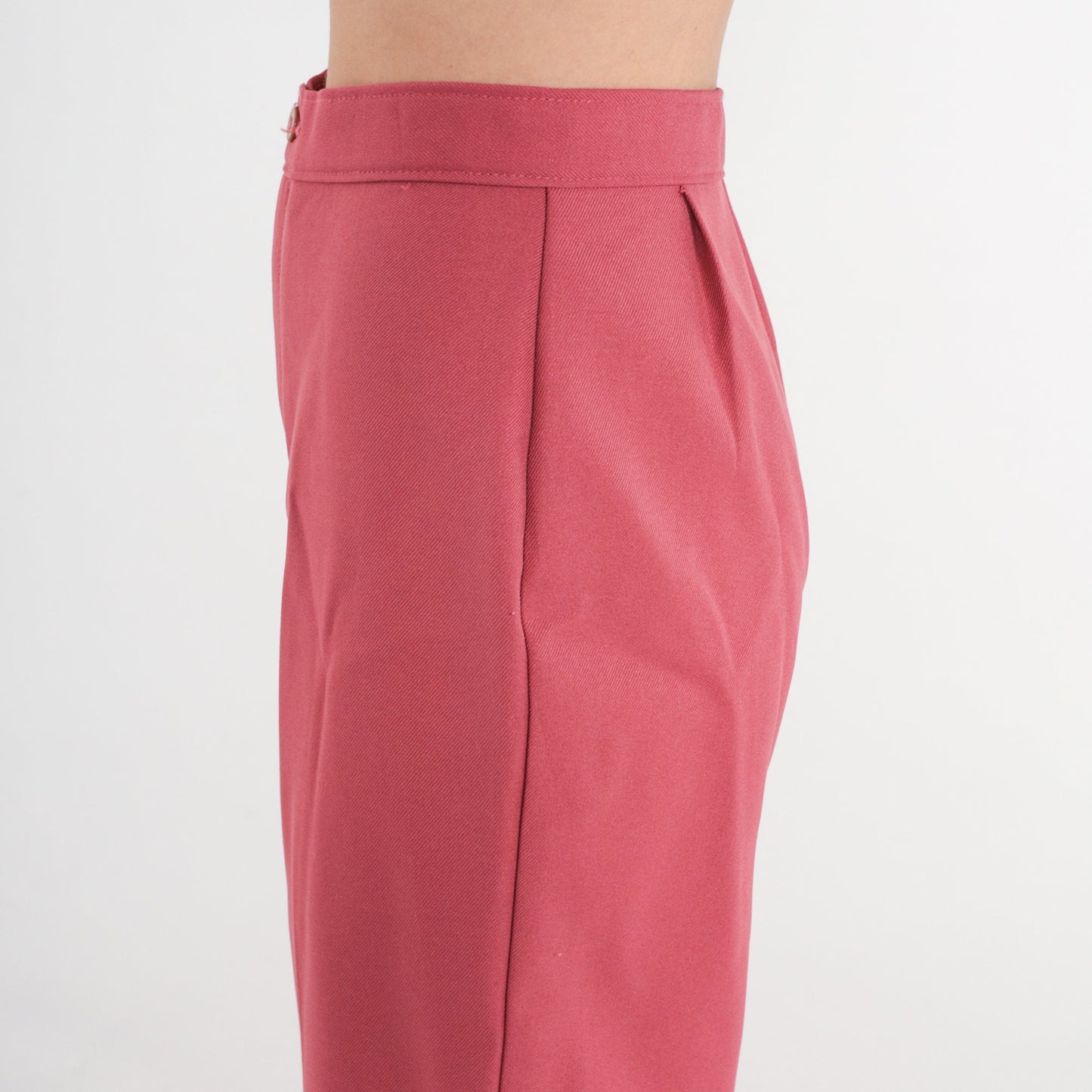 70s Levi's Bend Over High-Waist Tapered Trousers Pink Extra Small XS