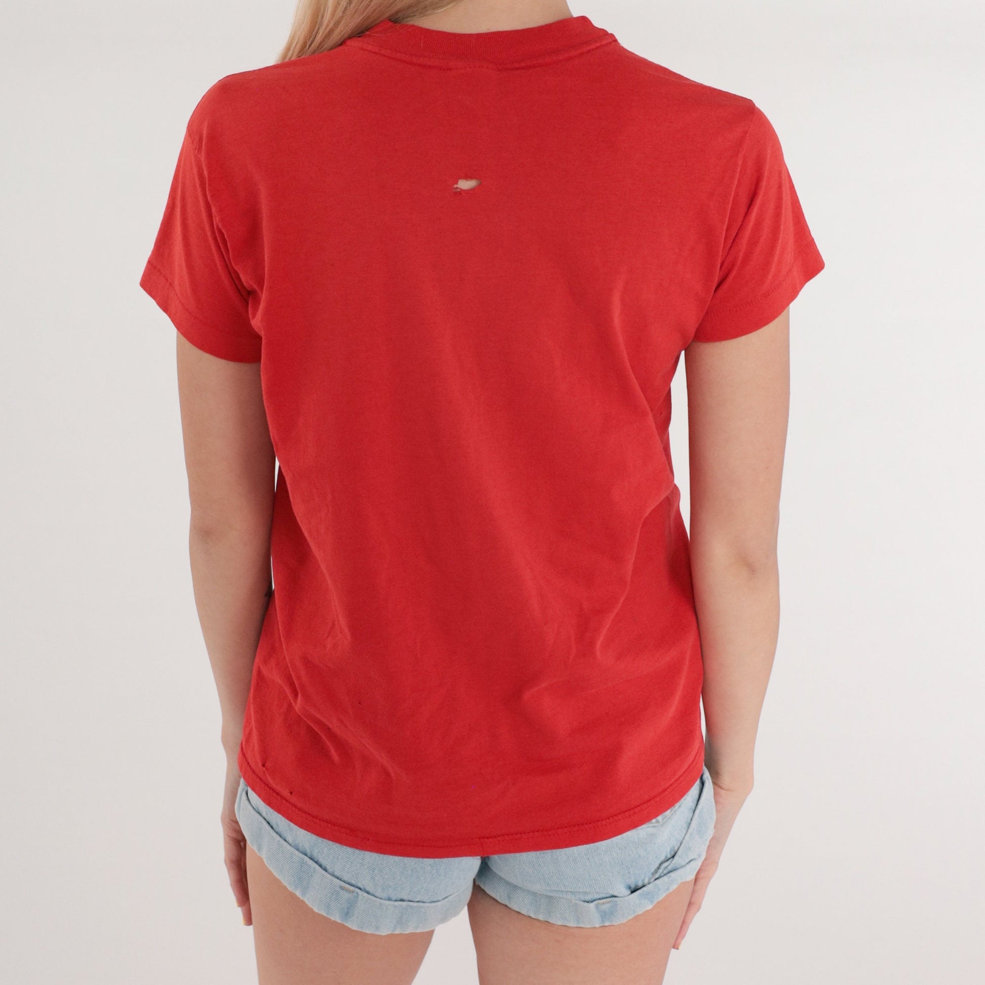 90s Santa Clara Aquamaids 1990 National Champions Graphic Tee Red XS