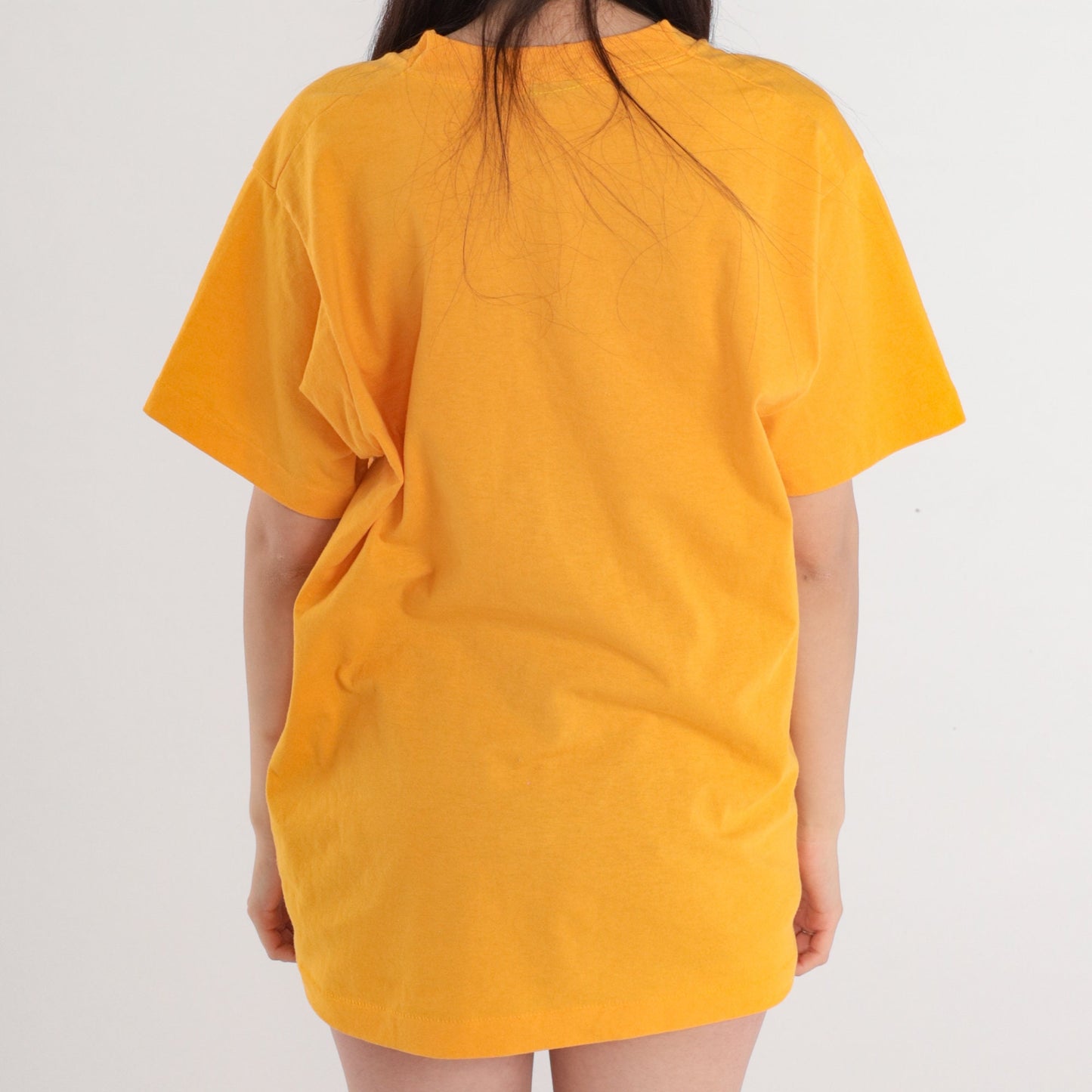 90s Bellaire Elementary School Yellow Elephant Graphic Tee Single Stitch Medium