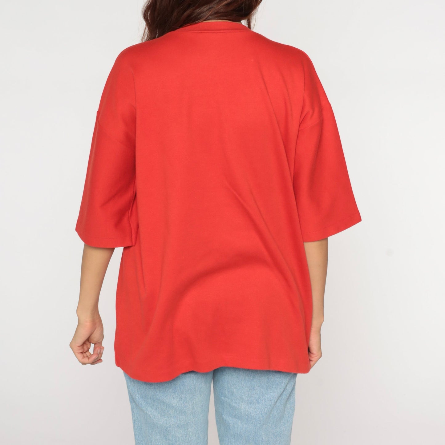 90s Toronto Canada Graphic T-Shirt Cotton Single Stitch Red Extra Large