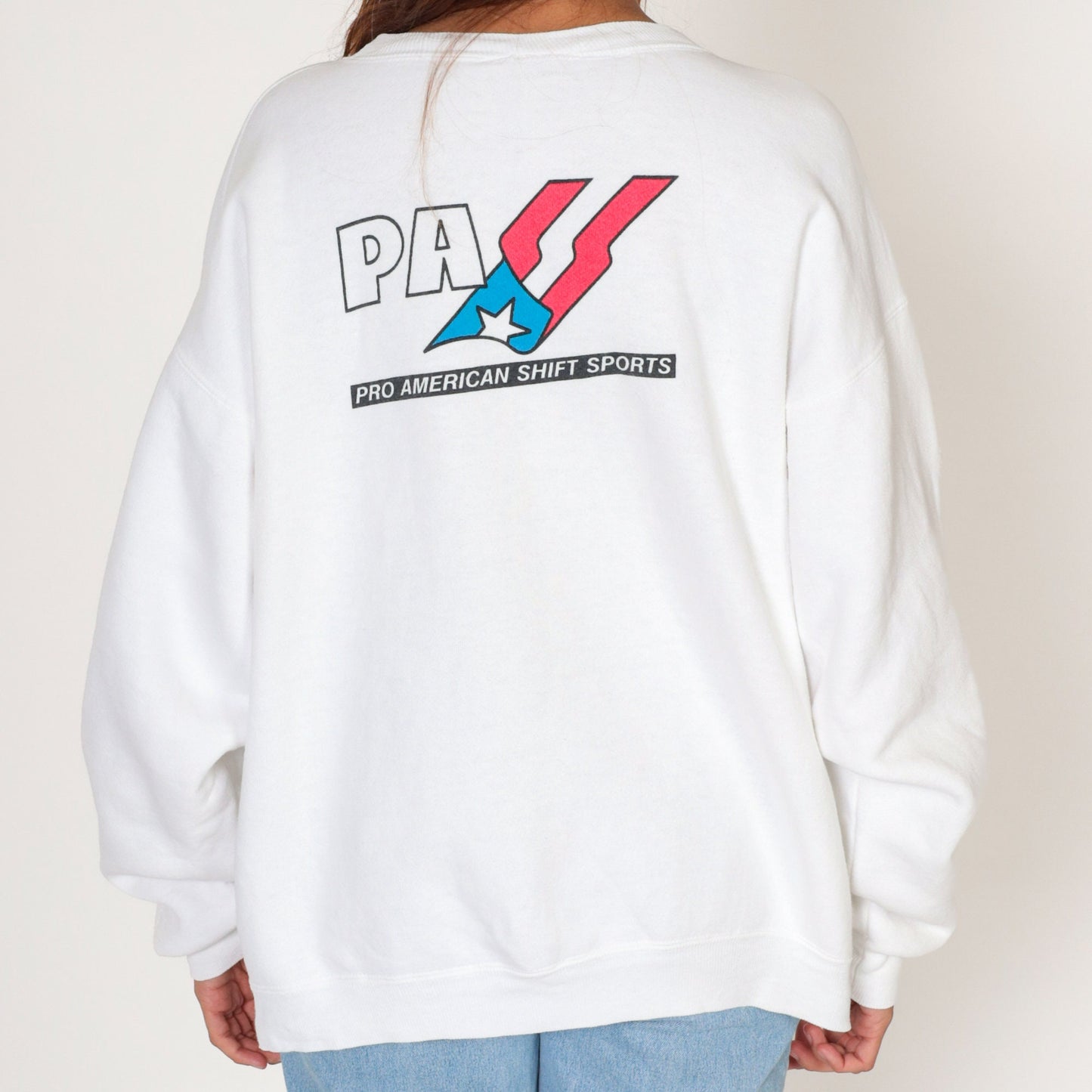 90s Miller Motorsports Formula 125 Go Kart Racing Sweatshirt White Cotton Extra Large