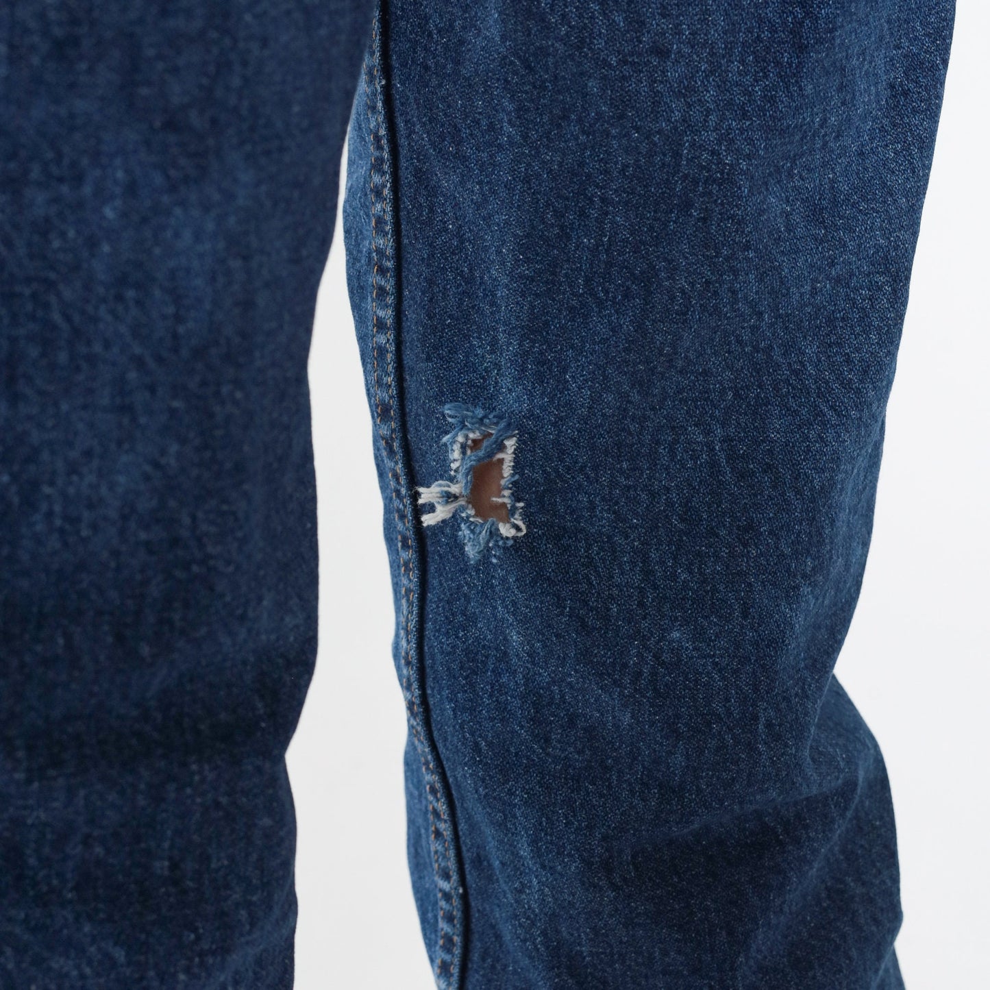 00s Twenty X Dark Wash Jeans Low Rise Straight Leg Distressed Extra Small