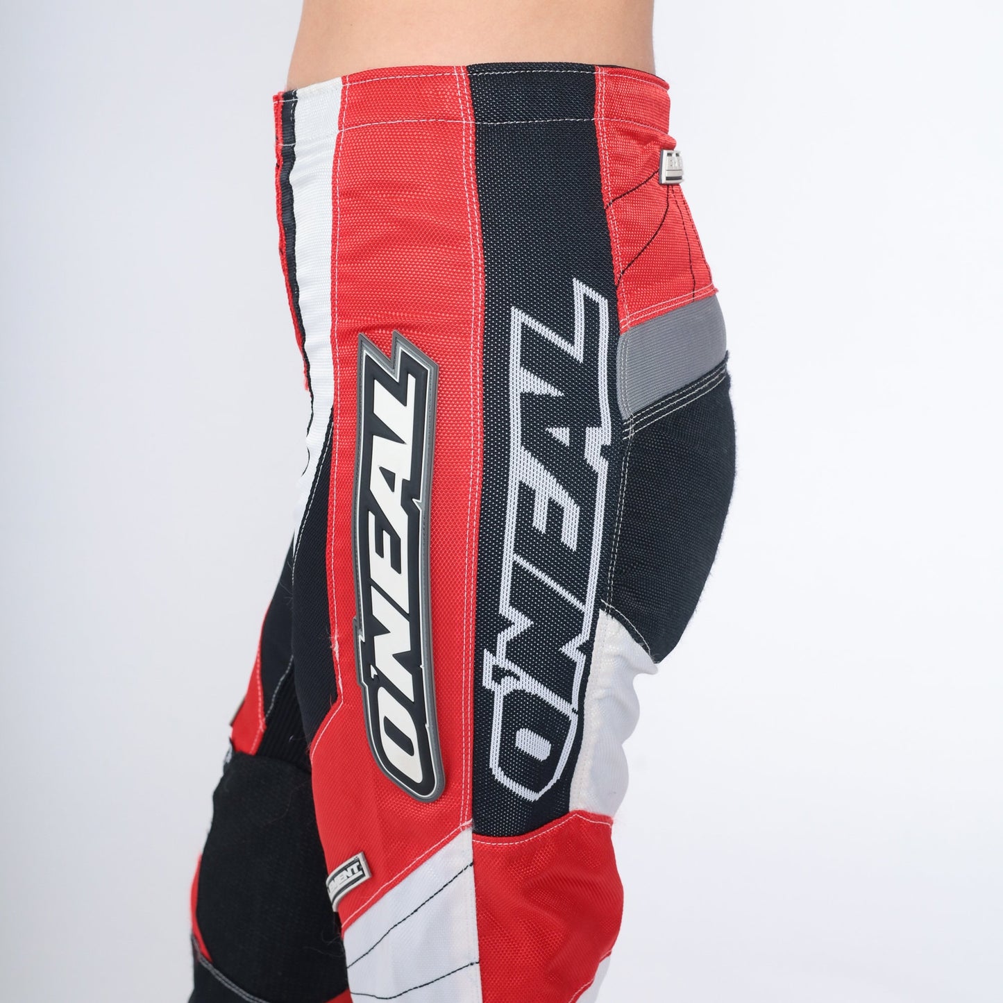 Y2K O'Neal Motocross Pants Red Black White Cropped Ankle Extra Small