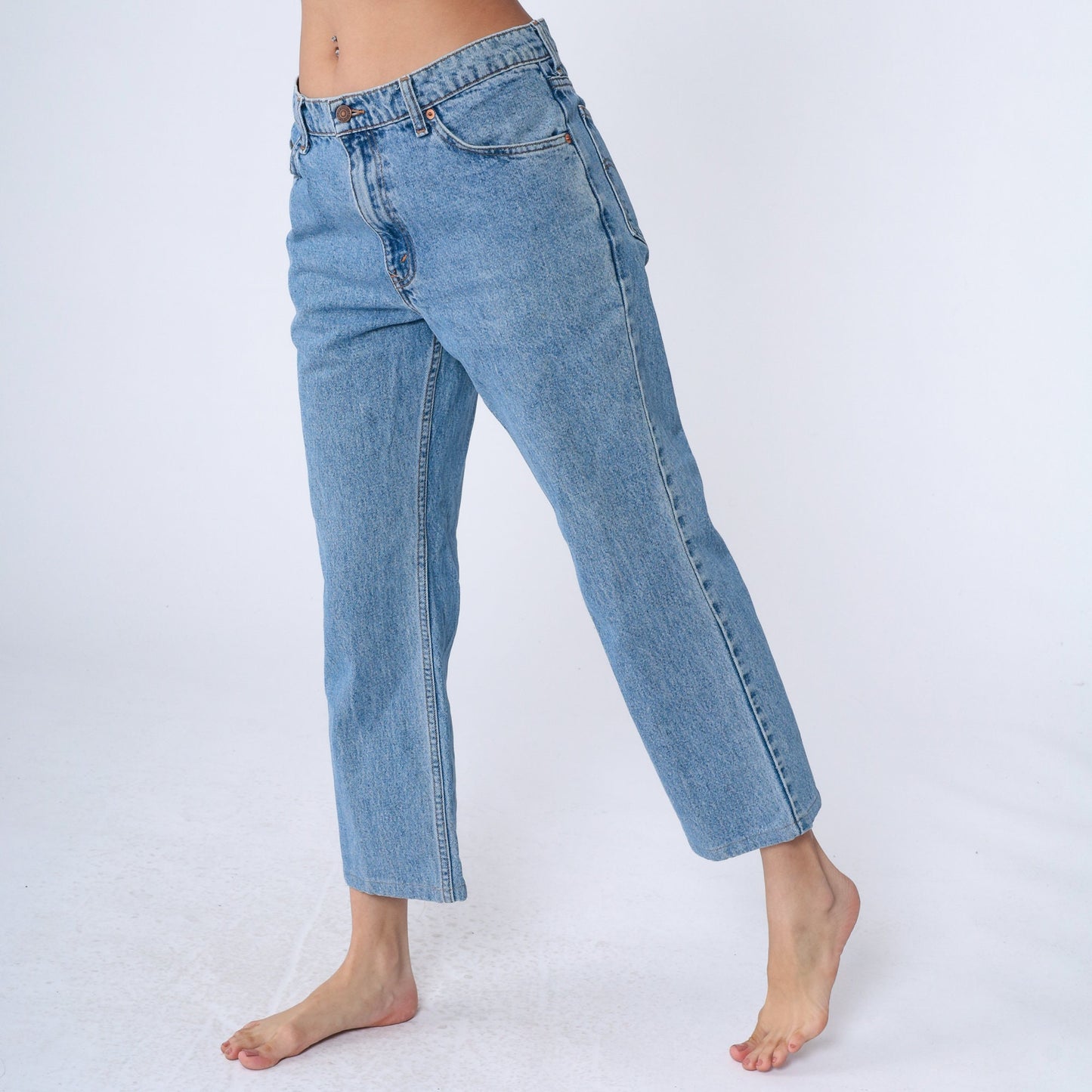 90s Levi's 503 Bootcut Jeans Blue Denim Mid Rise Men's 34