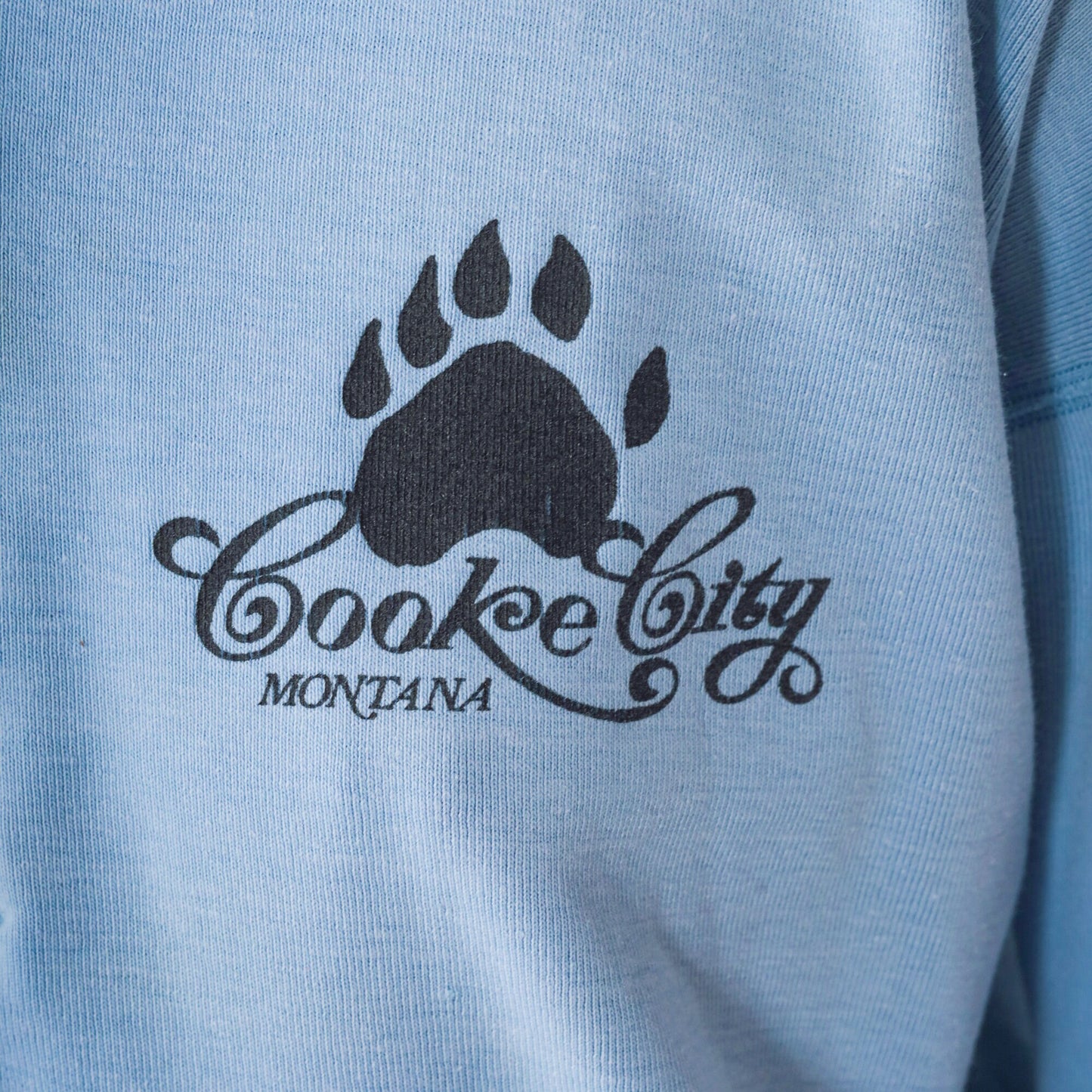 90s Buffalo Shirts Grizzly Bear Cooke City Montana Henley Long Sleeve Large