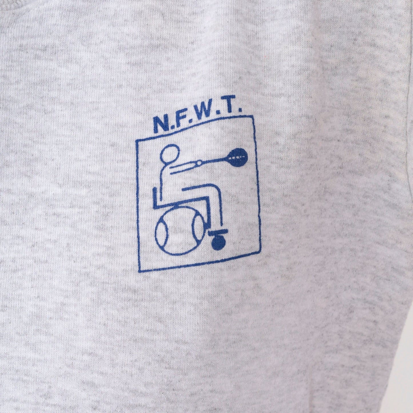 90s National Foundation for Wheelchair Tennis Sweatshirt Chariot Champions Heather Grey Large