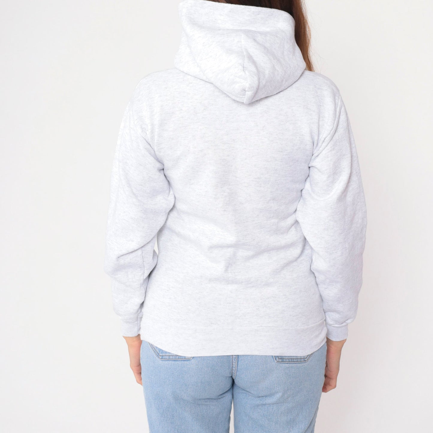 Y2K Lake Vermilion Minnesota Loon Hoodie Heather Grey Extra Small