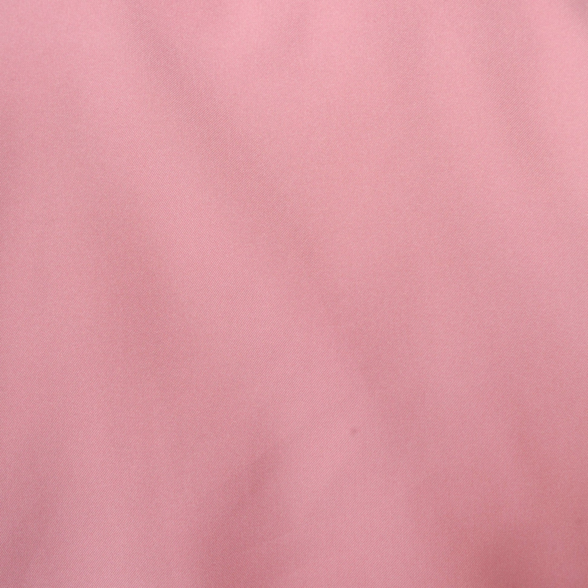 80s Judy Bond Pink Necktie Blouse Long Sleeve Button Up Medium M