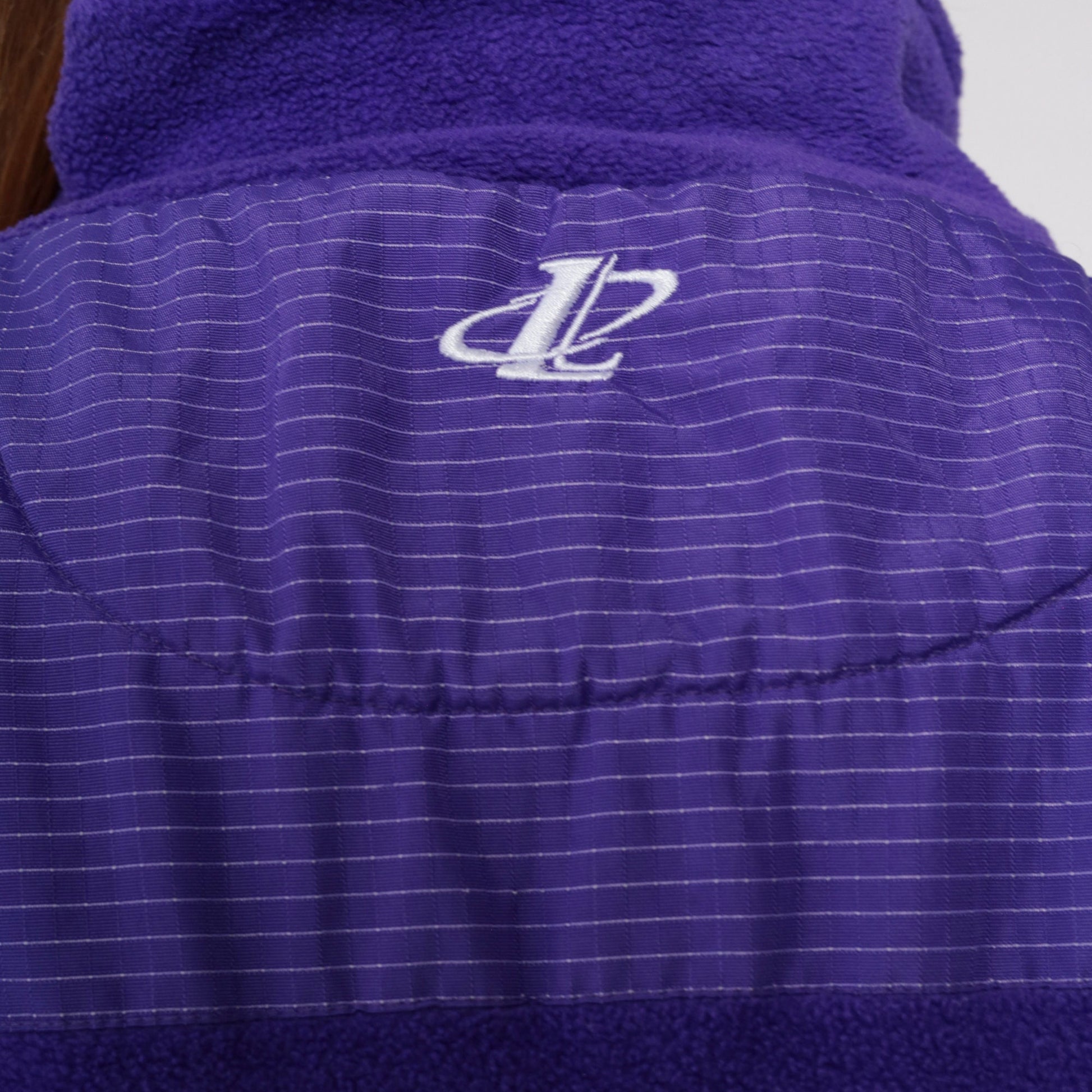 90s Utah Jazz Quarter Zip Fleece Sweatshirt Purple NBA Logo Men's XL