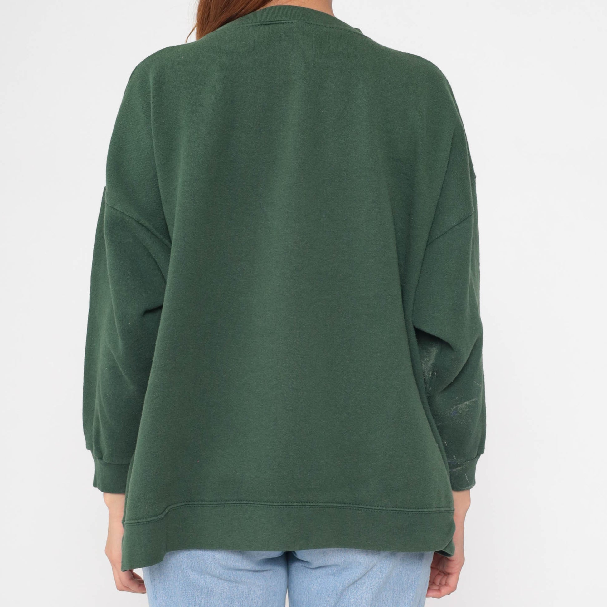 90s Winnie The Pooh Disney Sweatshirt Dark Green Graphic Crewneck Plus Size XXL