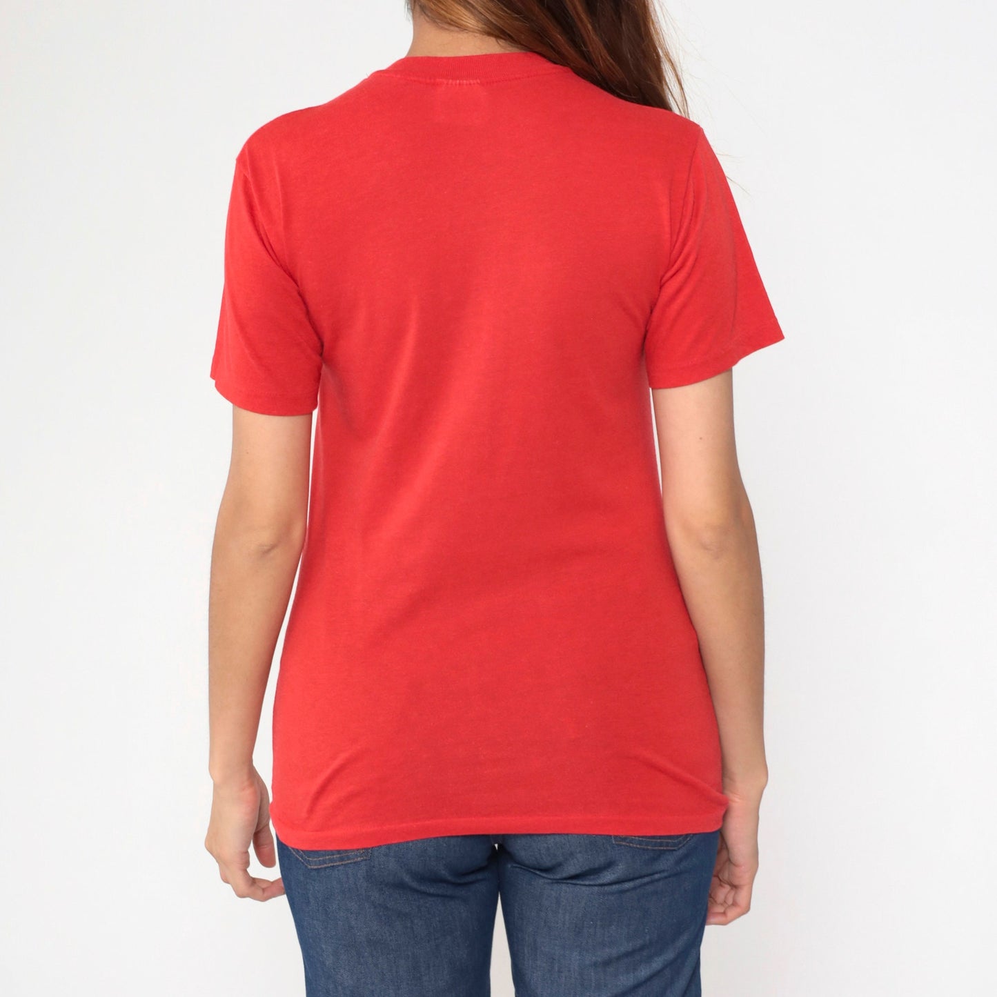 80s University of New Mexico Cancer Center Graphic Tee Red Single Stitch Small
