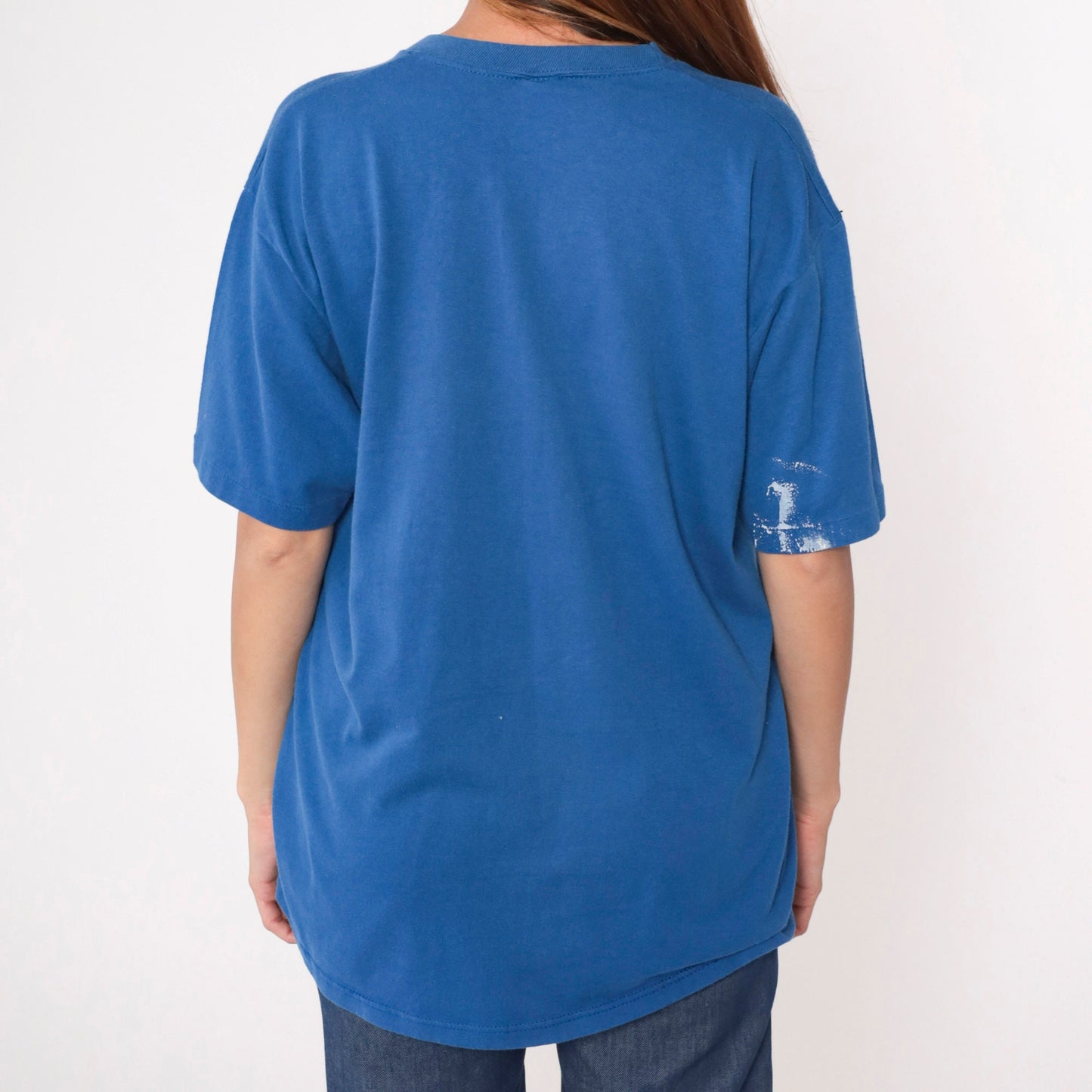 80s Pritikin Longevity Center Santa Monica Graphic T-Shirt Blue Extra Large XL