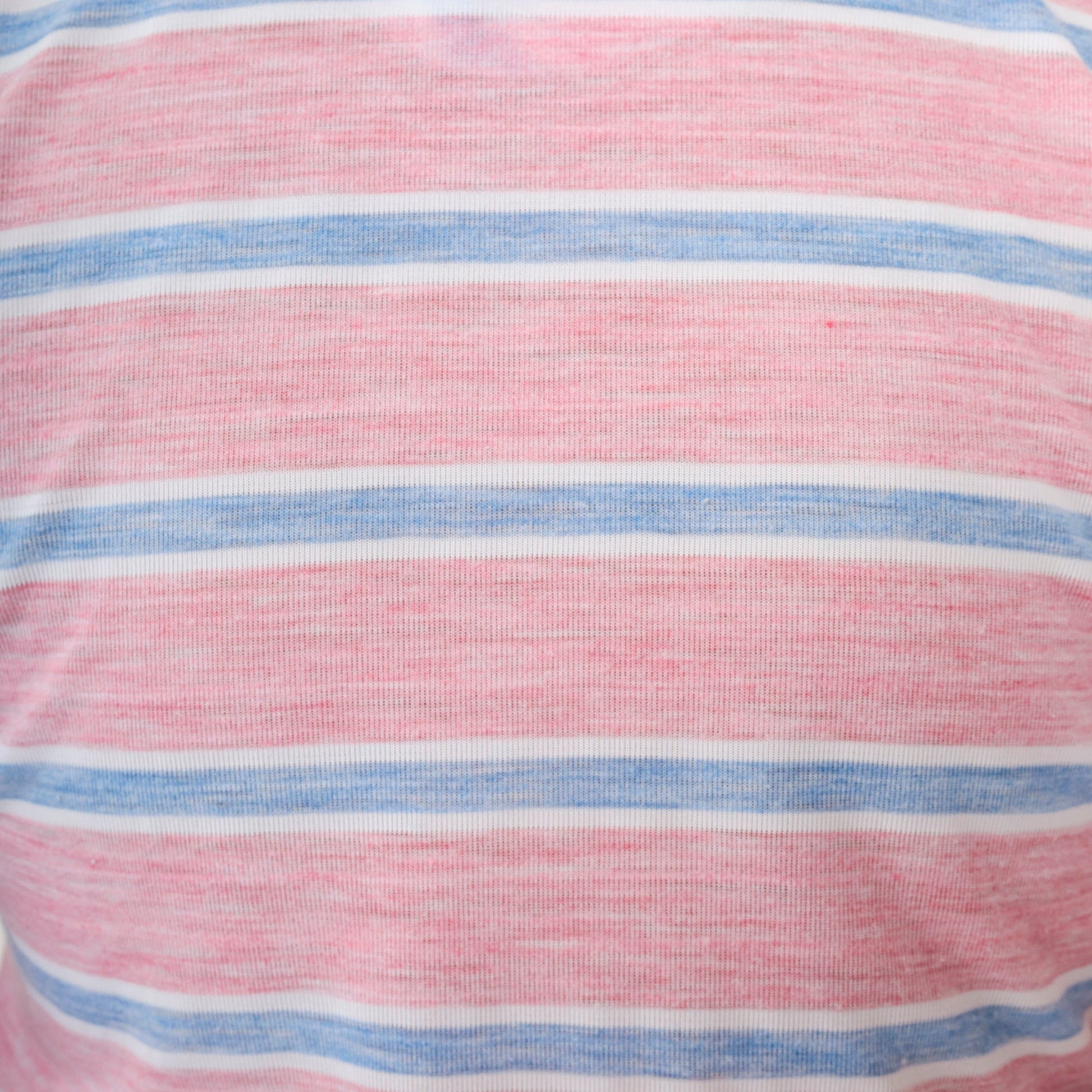 70s Pink Striped Shirt Dog Ear Collar Long Sleeve Button Up Small