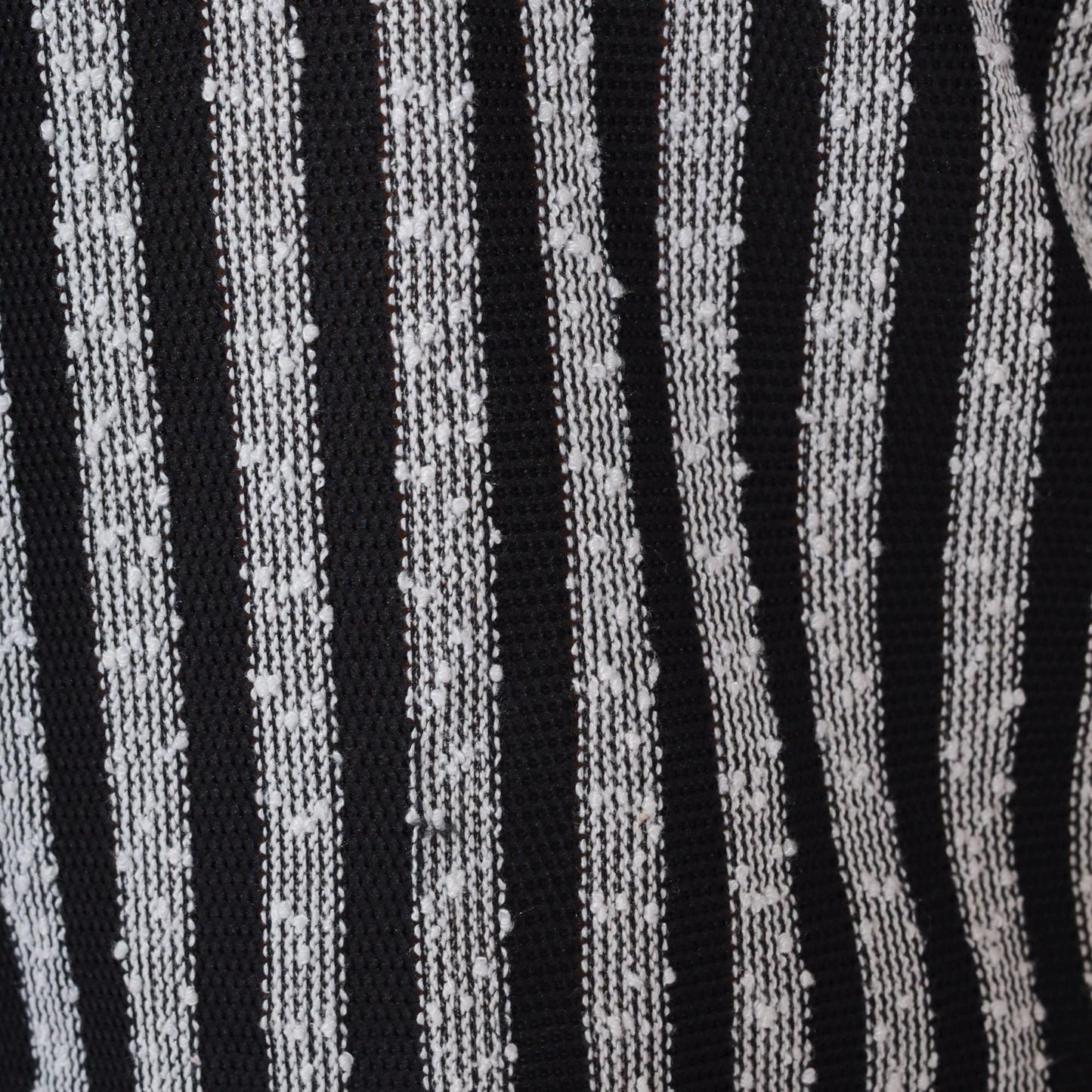 90s Black White Striped Knit Midi Shirtdress Dolman Sleeve V Neck Medium