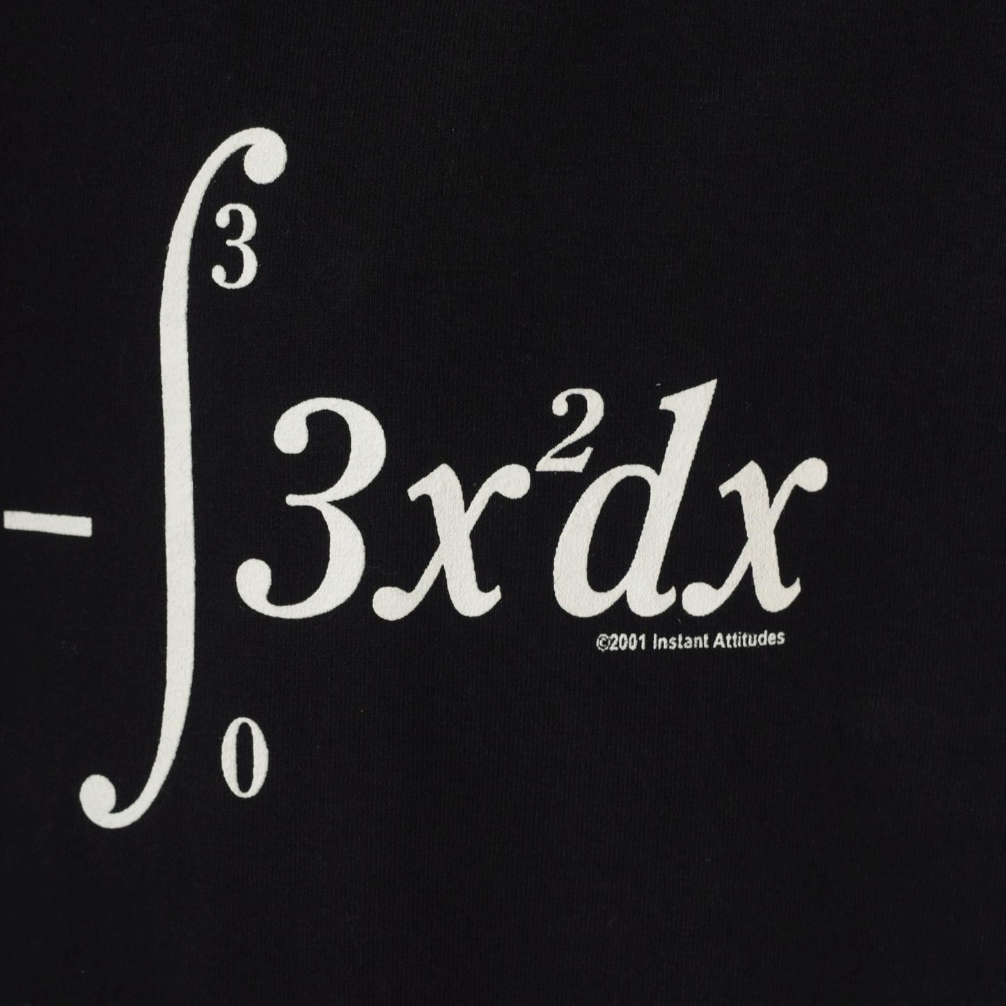 Y2K Math Graphic Tee Black Do The Math Integral Equation Crewneck Extra Large
