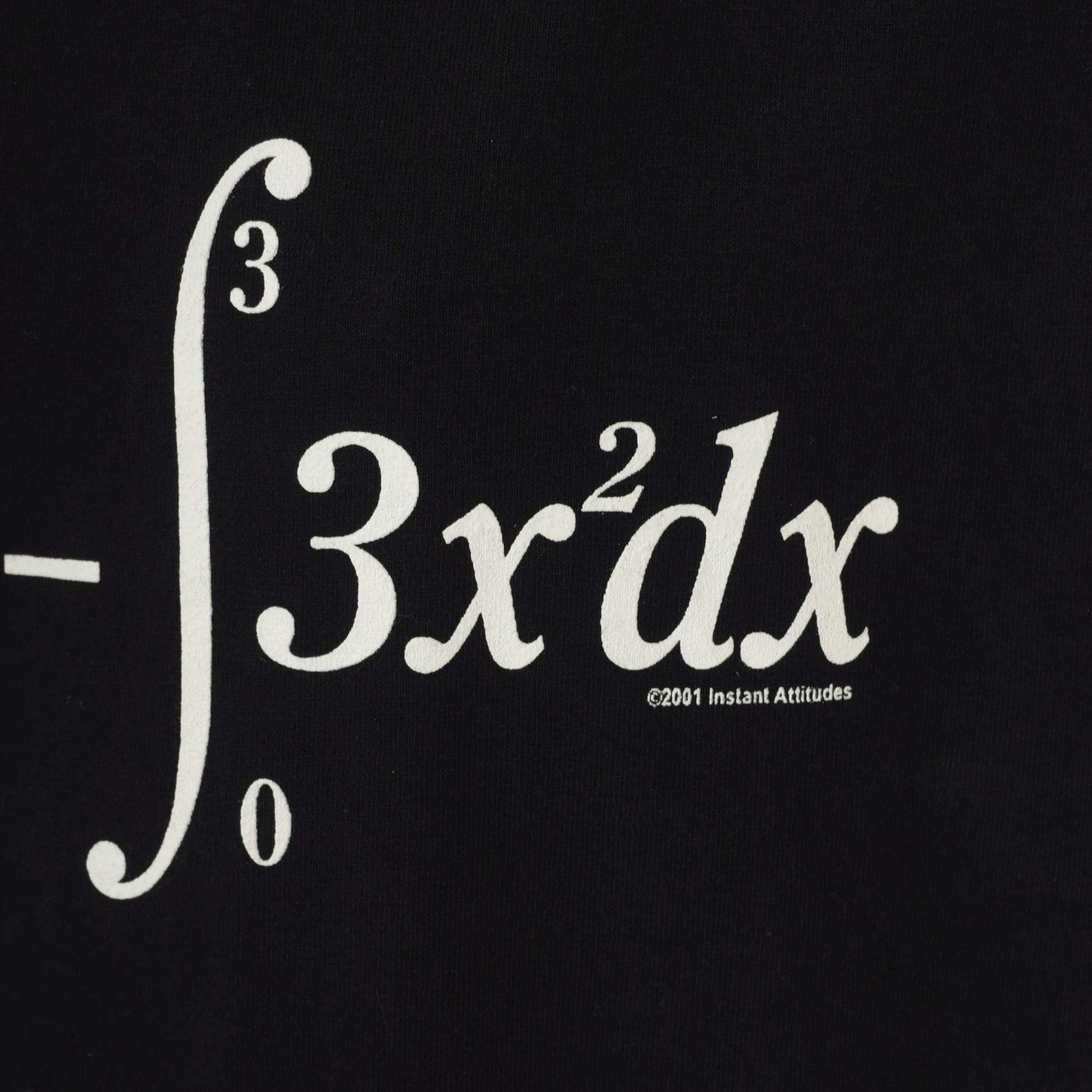 Y2K Math Graphic Tee Black Do The Math Integral Equation Crewneck Extra Large