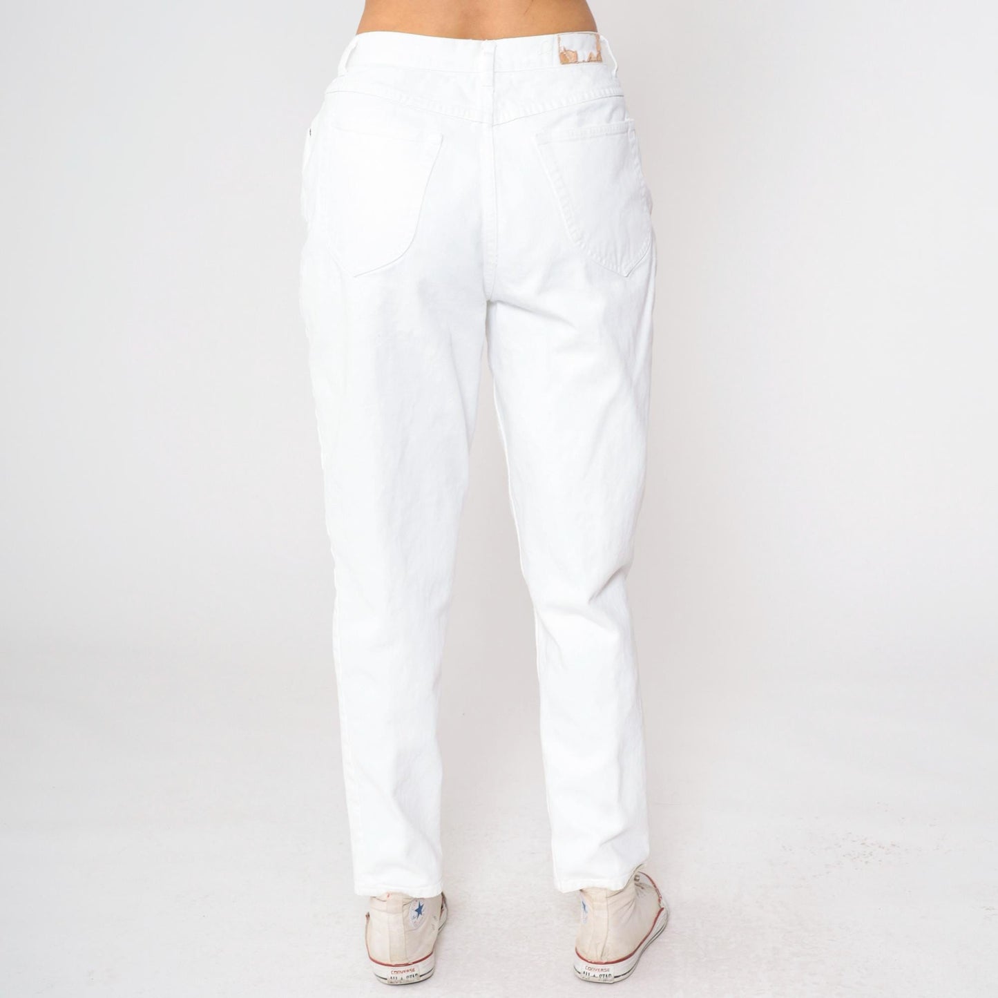 Y2K Cherokee White Tapered High-Rise Mom Jeans 00s Denim Medium 30