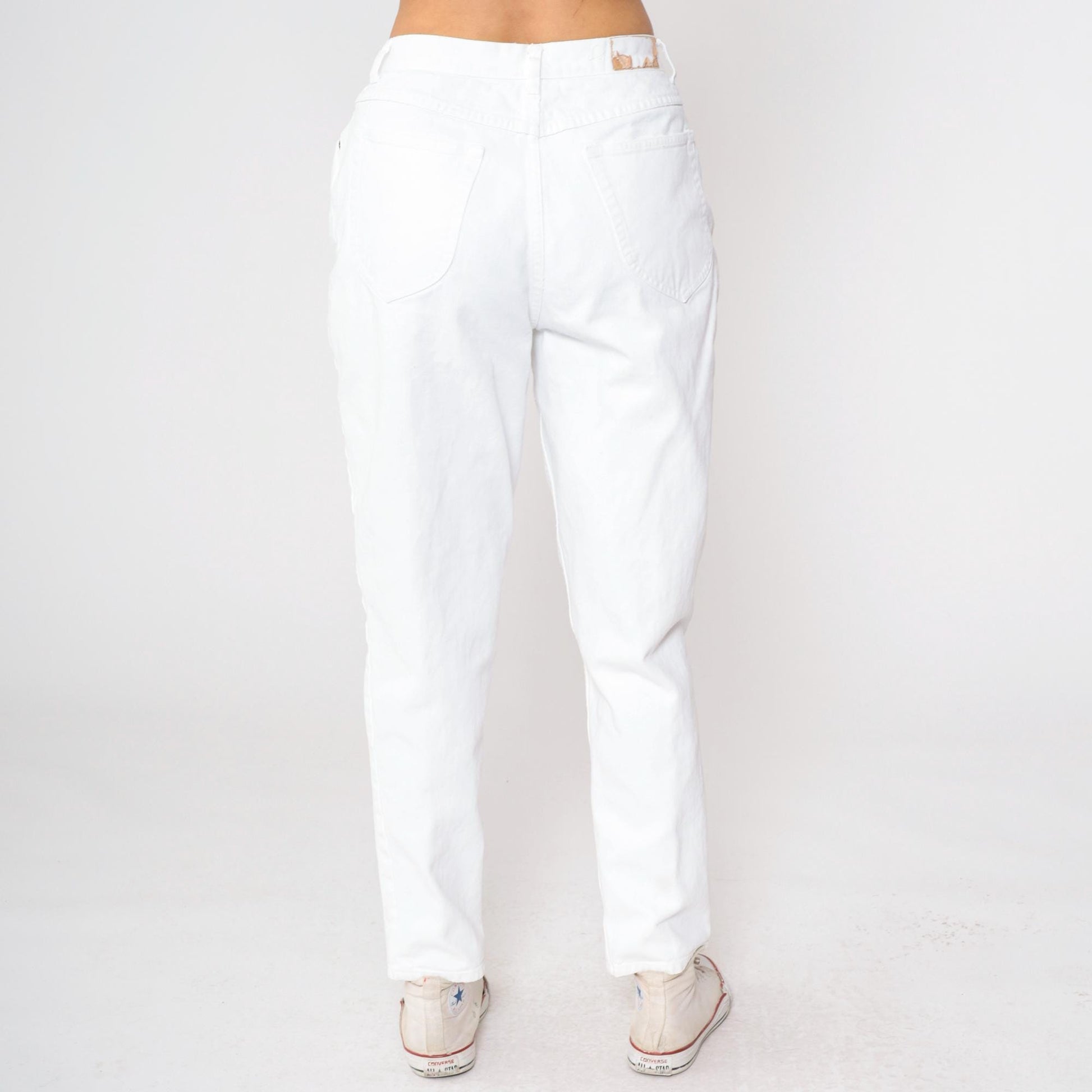 Y2K Cherokee White Tapered High-Rise Mom Jeans 00s Denim Medium 30